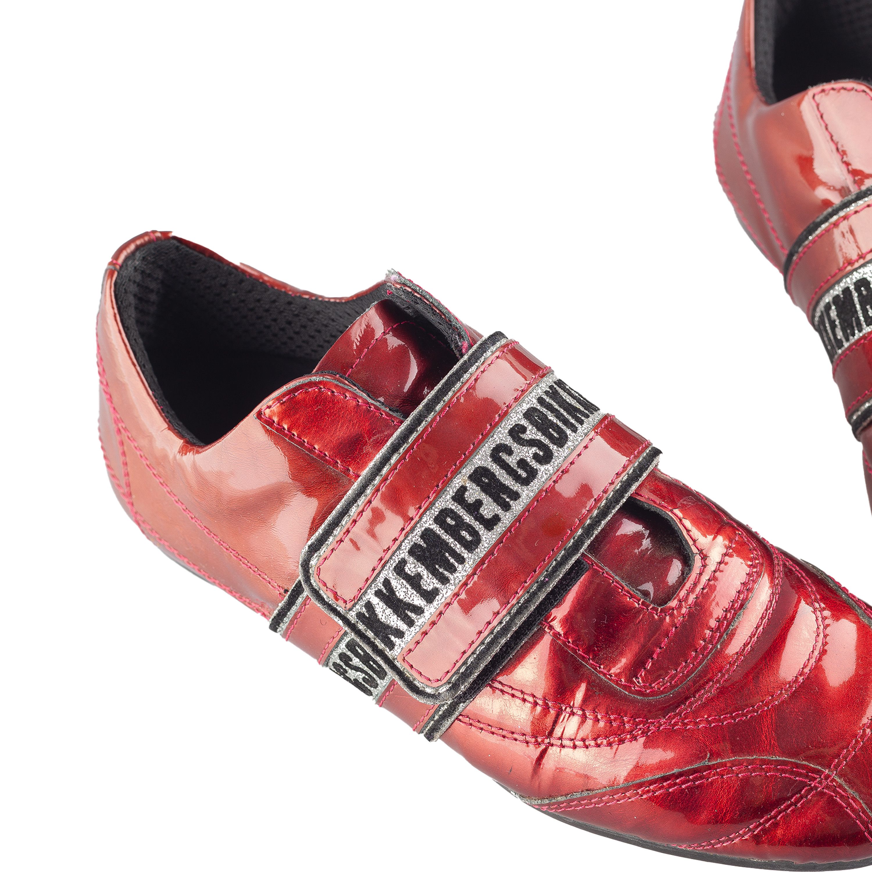 Dirk Bikkembergs Dirk Bikkembergs Vintage Red Patent Leather Sneakers (36 EU) Size US 5 / IT 35 - 4 Thumbnail