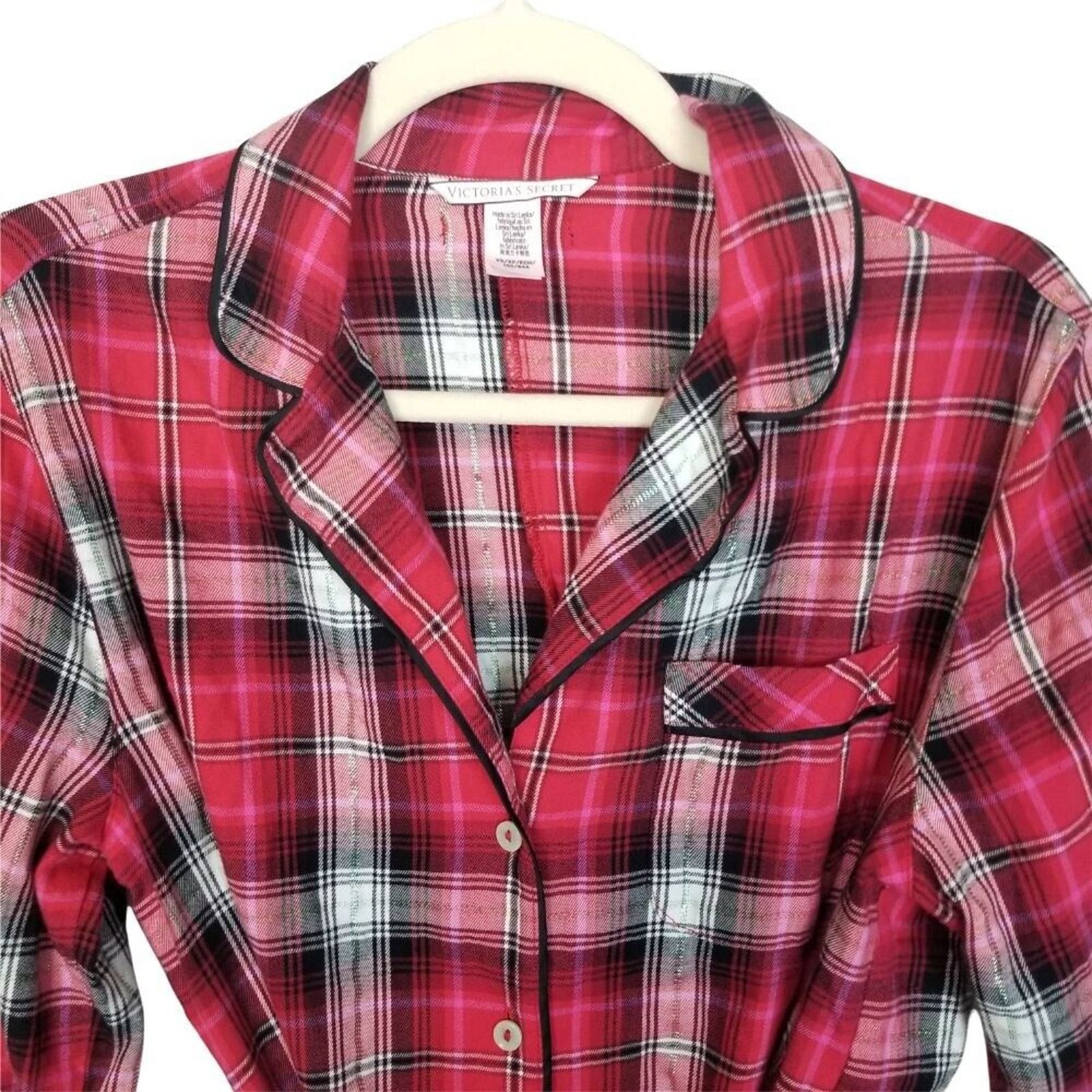 Victoria's Secret Victorias Secret Plaid Romper Sleepwear XS Holiday Preppy Size ONE SIZE - 3 Thumbnail