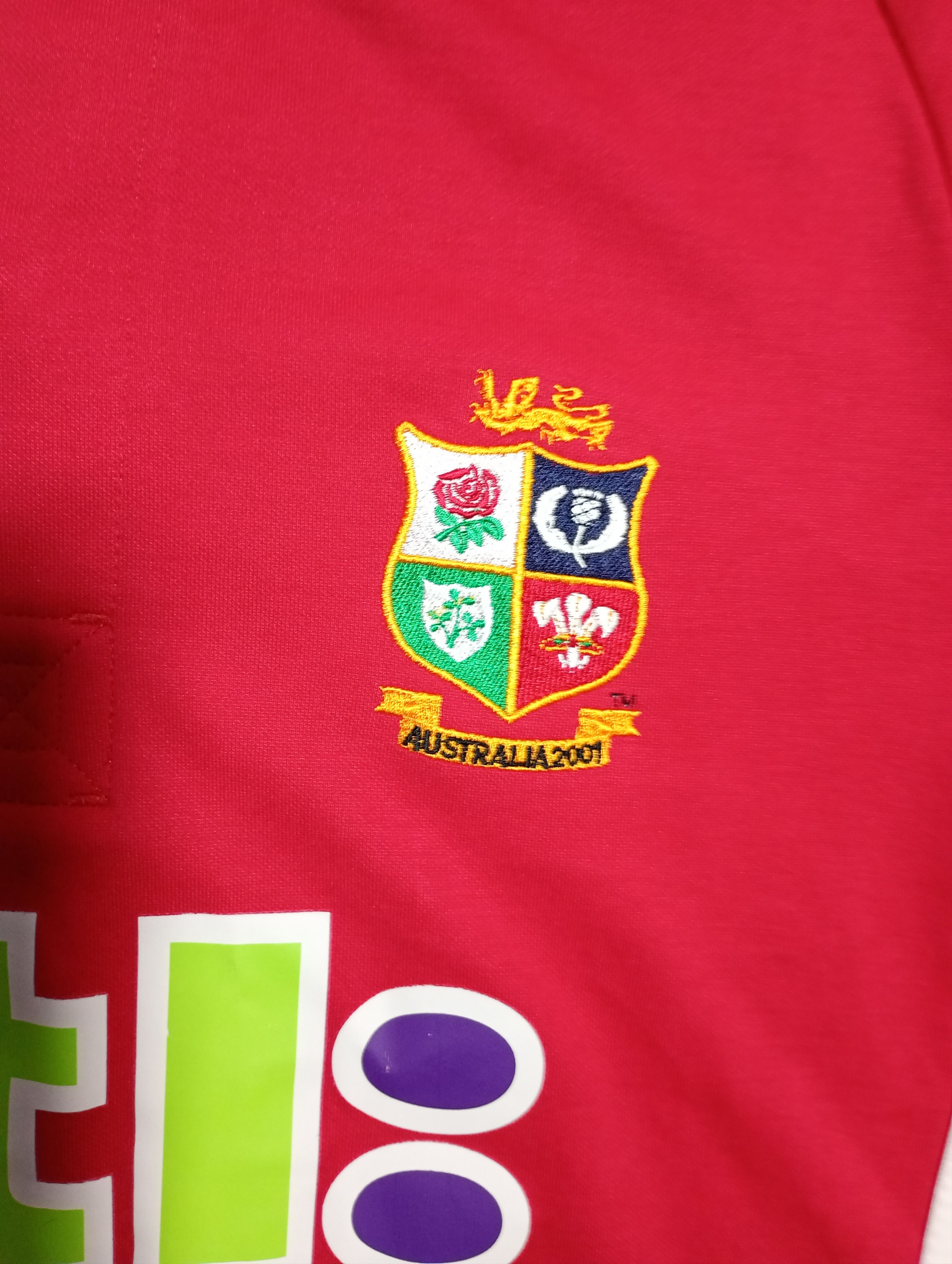Adidas Adidas British&Irish Lions Australia 2001 Rugby Shirt Size US M / EU 48-50 / 2 - 9 Thumbnail