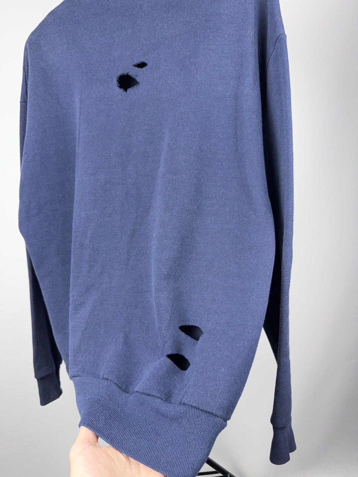 Vintage 90s U.S. Air Force Distressed Crewneck Made in USA L sz Size US L / EU 52-54 / 3 - 10 Thumbnail