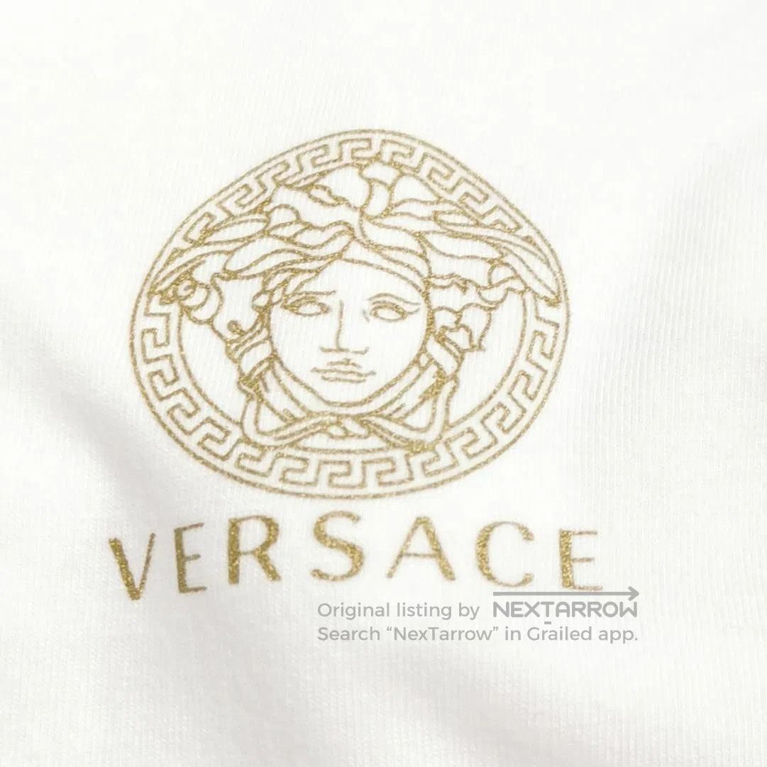 Versace Versace Cotton Logo T-Shirt (Size M). Size US L / EU 52-54 / 3 - 1 Thumbnail