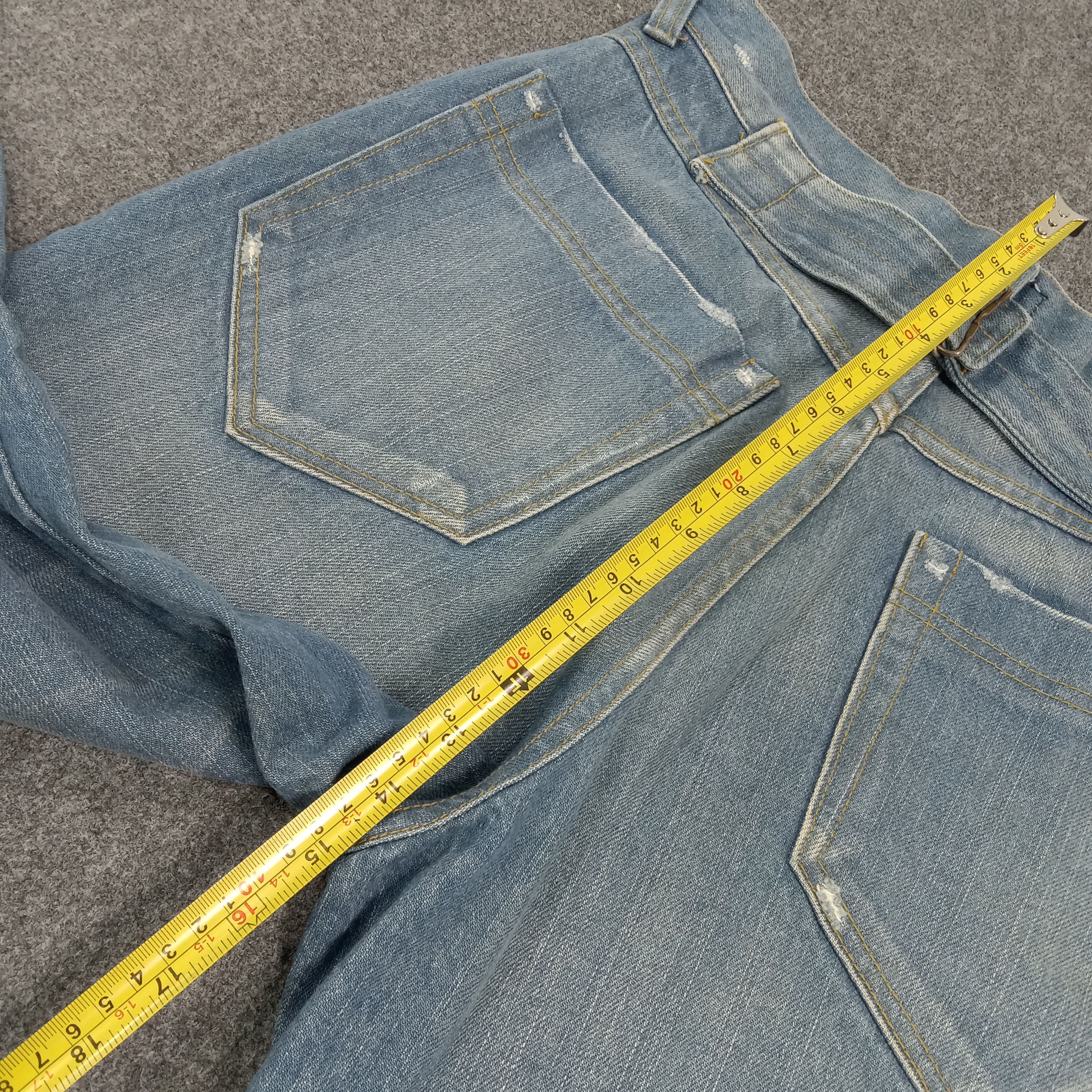 Number (N)ine Number Nine Japanese Brand Regular Denim Jeans C272N4 Size US 32 / EU 48 - 9 Thumbnail