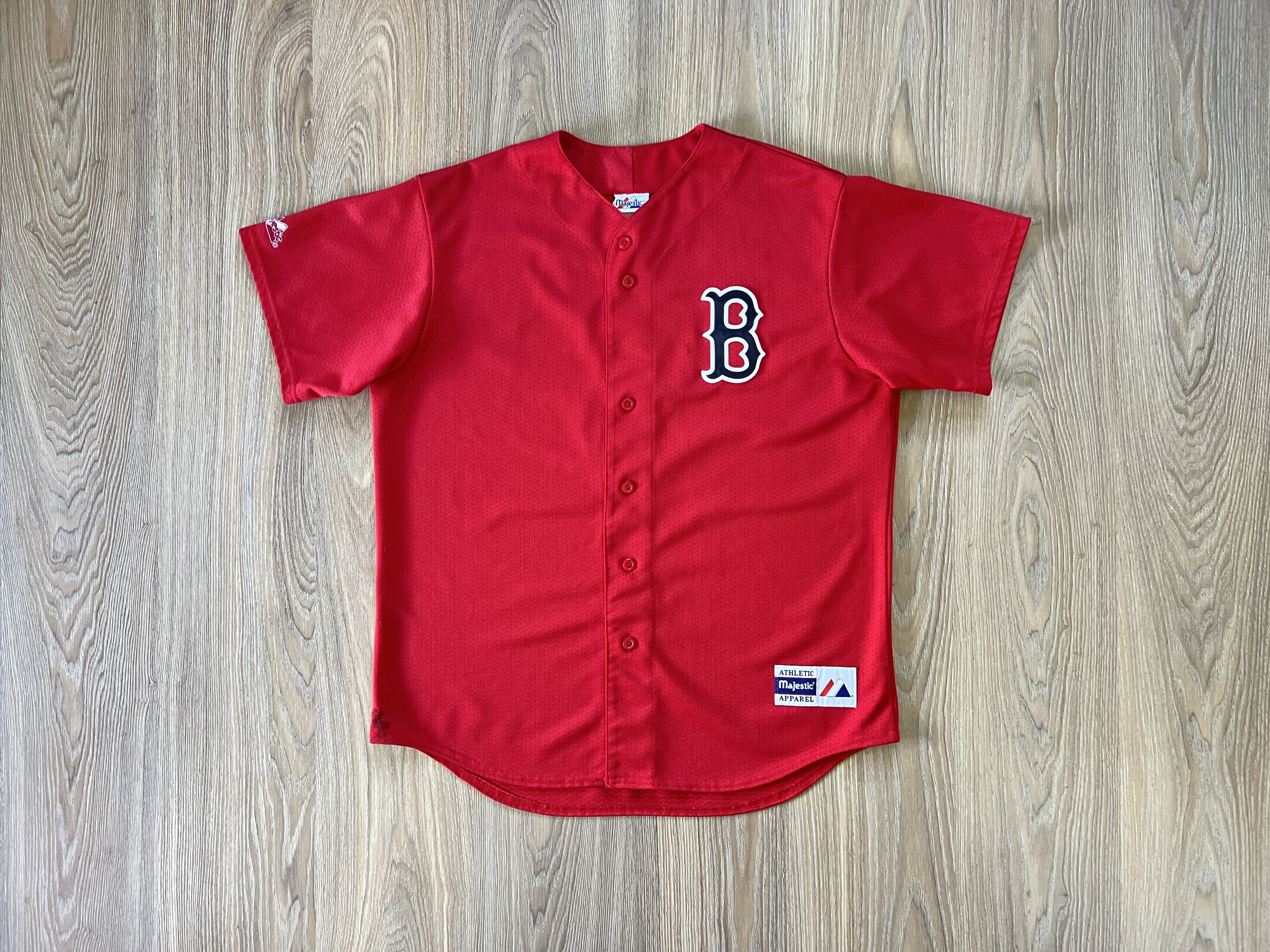 MLB × Majestic Rare Majestic Boston Red Sox Nomar Garciaparra #5 Size US XL / EU 56 / 4 - 1 Thumbnail