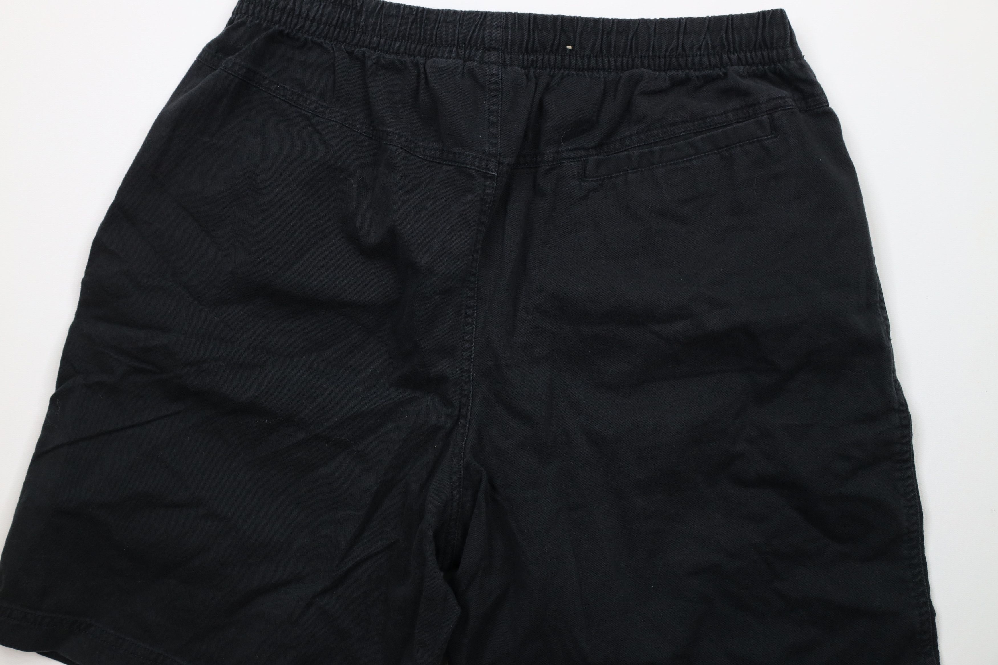 Vintage Vintage 90s Streetwear Blank Above Knee Shorts Black Cotton Size US 32 / EU 48 - 9 Thumbnail