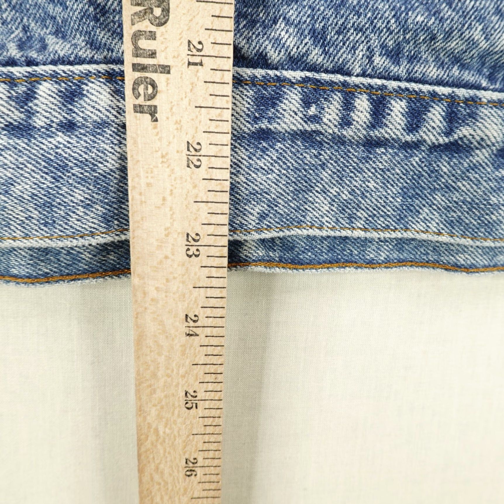 Levi's VINTAGE Levi's Jacket Mens Medium Denim Trucker 80s Style Casual Outerwear Blue Size US 31 - 6 Thumbnail