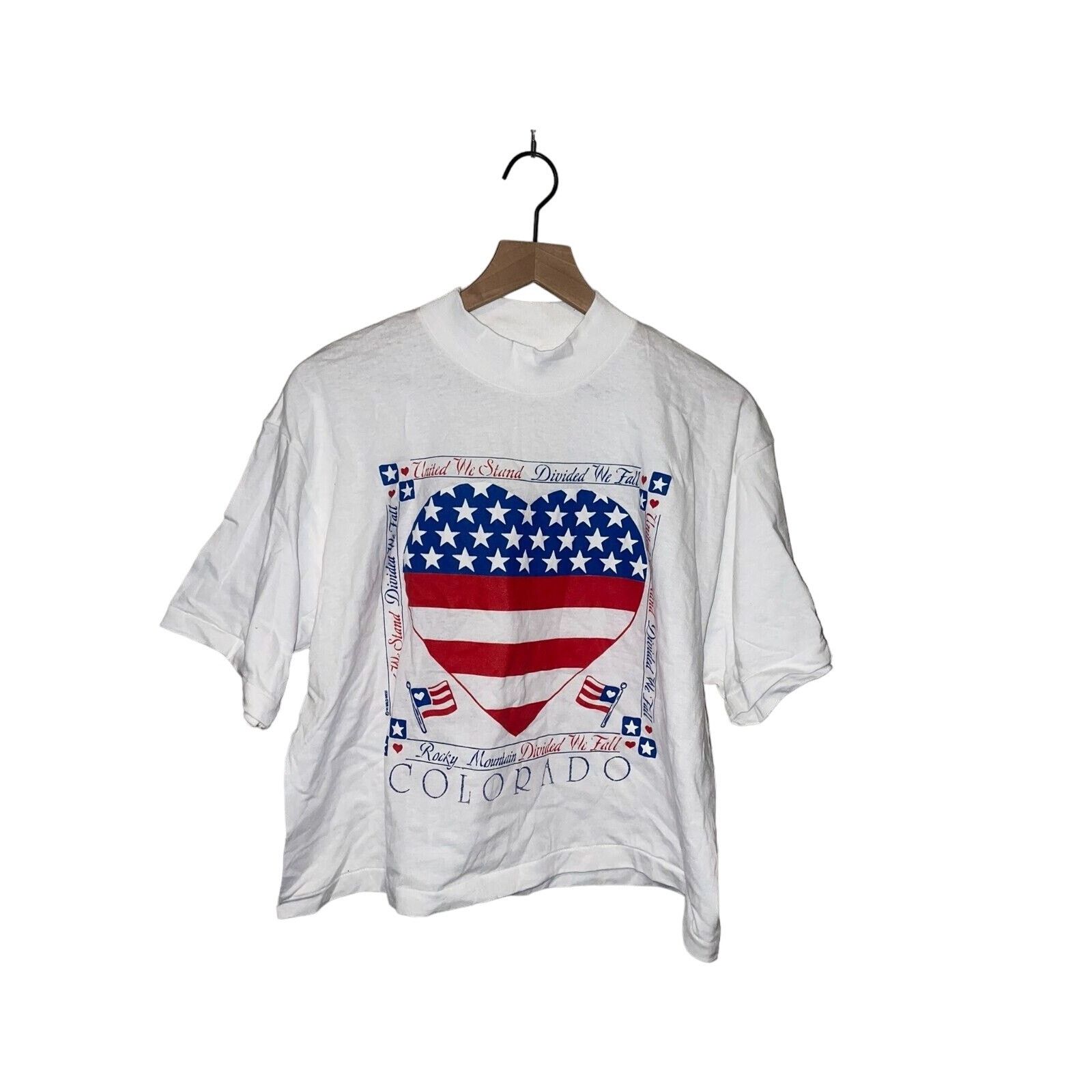 Vintage Womens Vintage Rocky Mountain Shirt USA Fish Tee 80s OS Size ONE SIZE - 1 Thumbnail