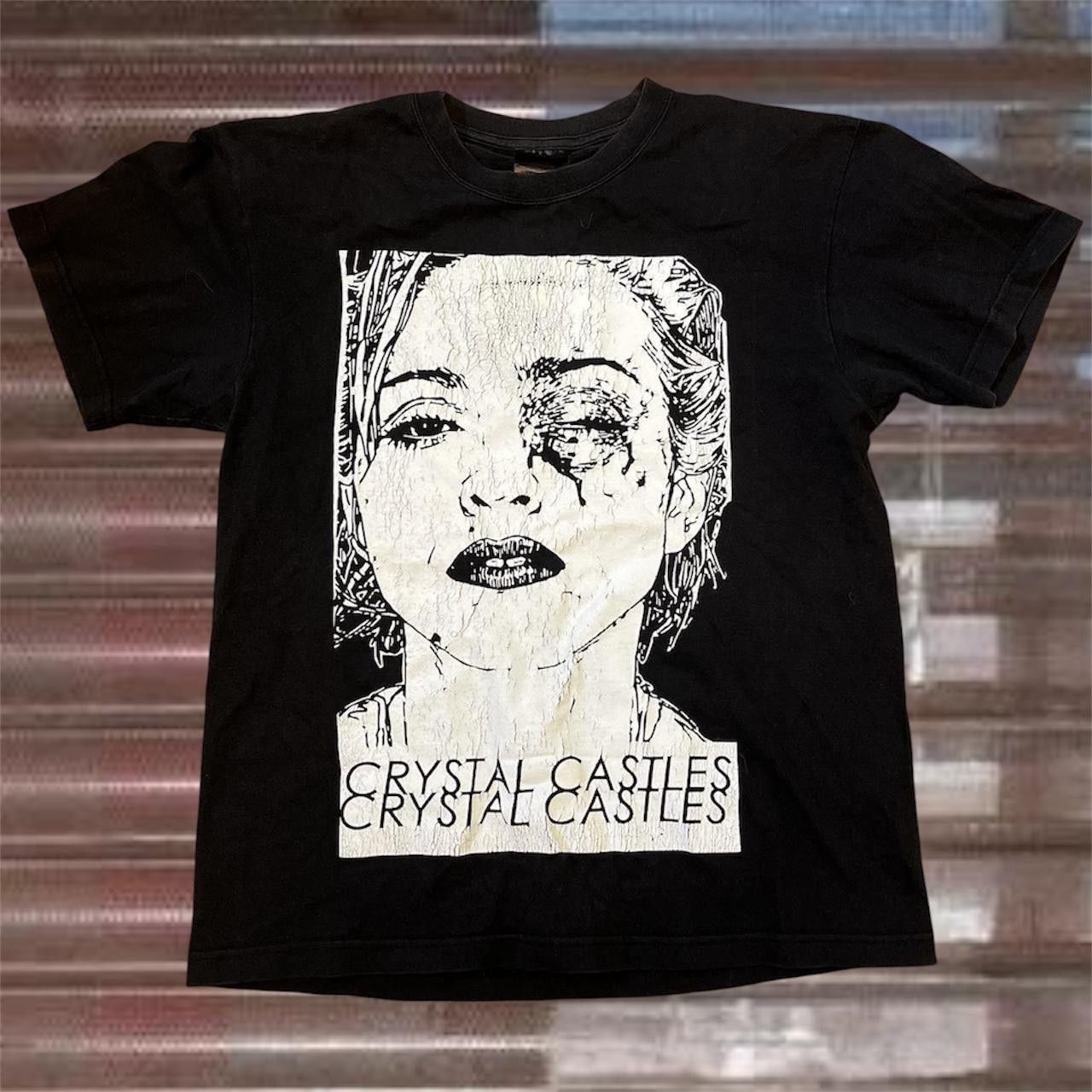 Crystal Castles 2000s band t shirt