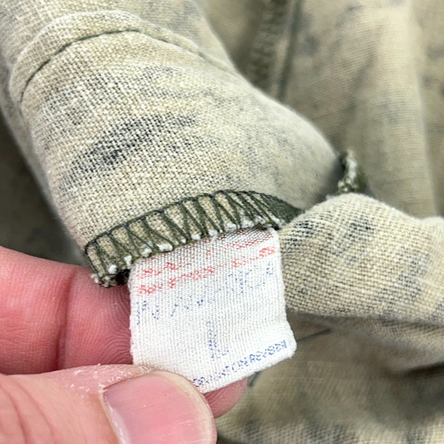 Vintage VINTAGE Ranger Camouflage Cargo Pants Men 36x30 L Green Cotton Canvas Straight Relaxed 5-Pocket 90s Body Baggy USA Belt Loops Size US 33 - 5 Thumbnail