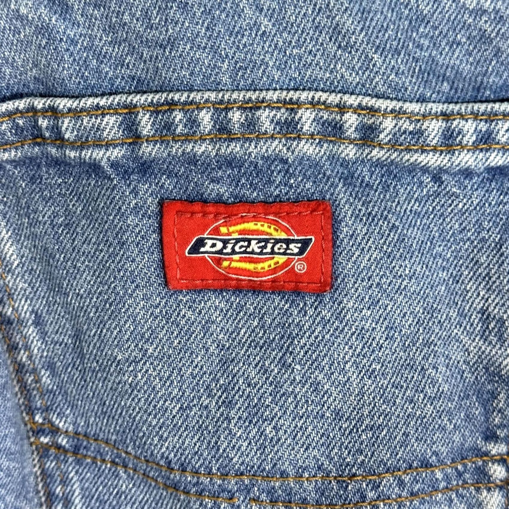 Dickies Dickies Jeans Mens 40x29 Blue Denim 5-Pocket Workwear Relaxed Fit Straight Leg Jeans Mens Regular Size 40 Blue Size US 40 / EU 56 - 3 Thumbnail