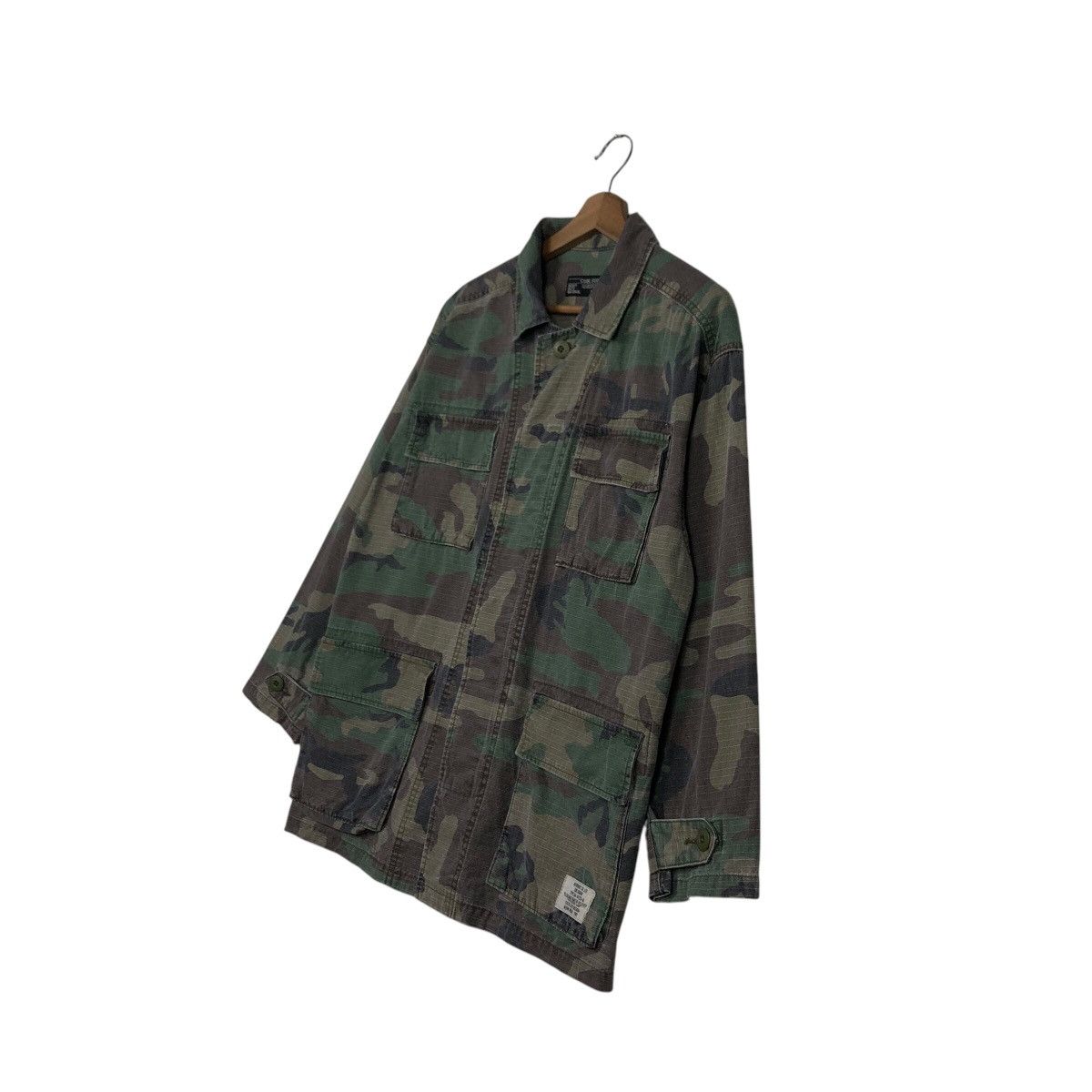 Vintage 📌Vintage Chore Military Jacket Cube Sugar Size US M / EU 48-50 / 2 - 2 Thumbnail