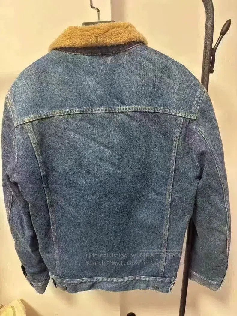 Gucci Gucci Shearling Collar Denim Jacket. Size US M / EU 48-50 / 2 - 2 Thumbnail