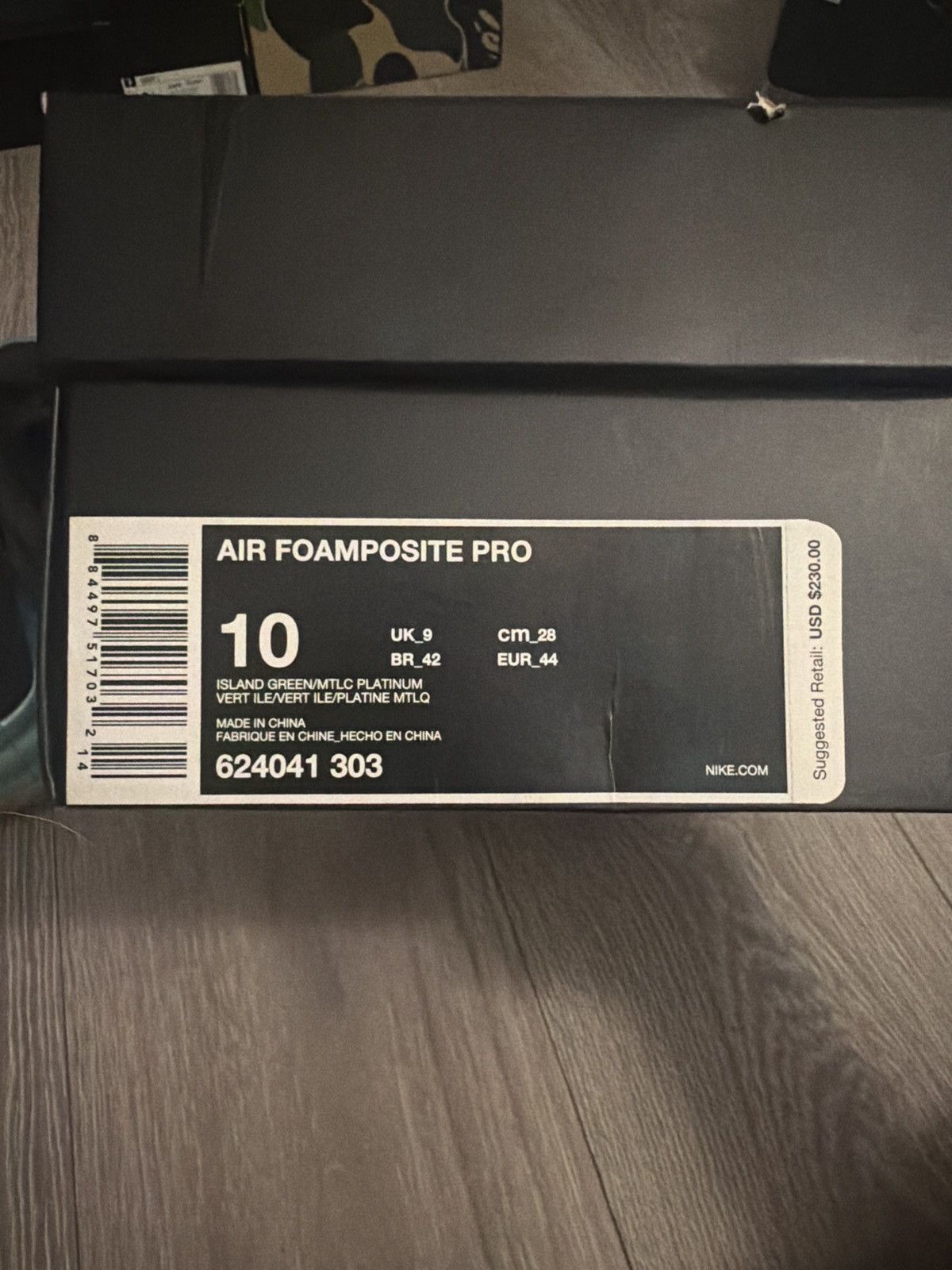 Nike 2017 air foamposite pro island green Size US 10 / EU 43 - 7 Thumbnail