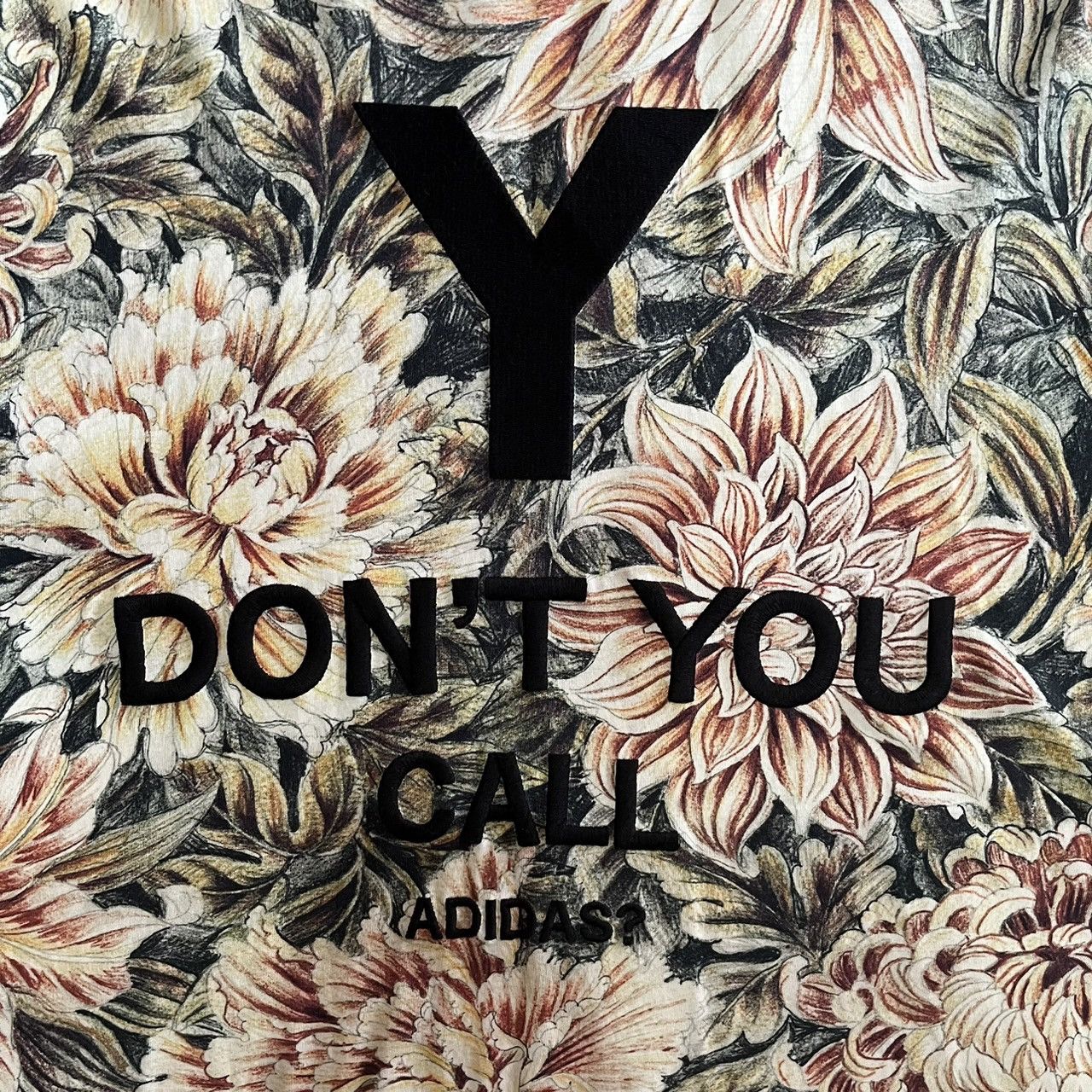Yohji Yamamoto Yohji Yamamoto x Adidas Y don’t you call Tee Size US XL / EU 56 / 4 - 8 Thumbnail