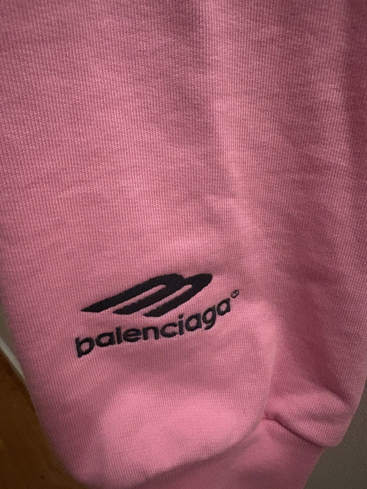 Balenciaga Balenciaga Pink Soccer Zip Up Hoodie Size US S / EU 44-46 / 1 - 4 Thumbnail