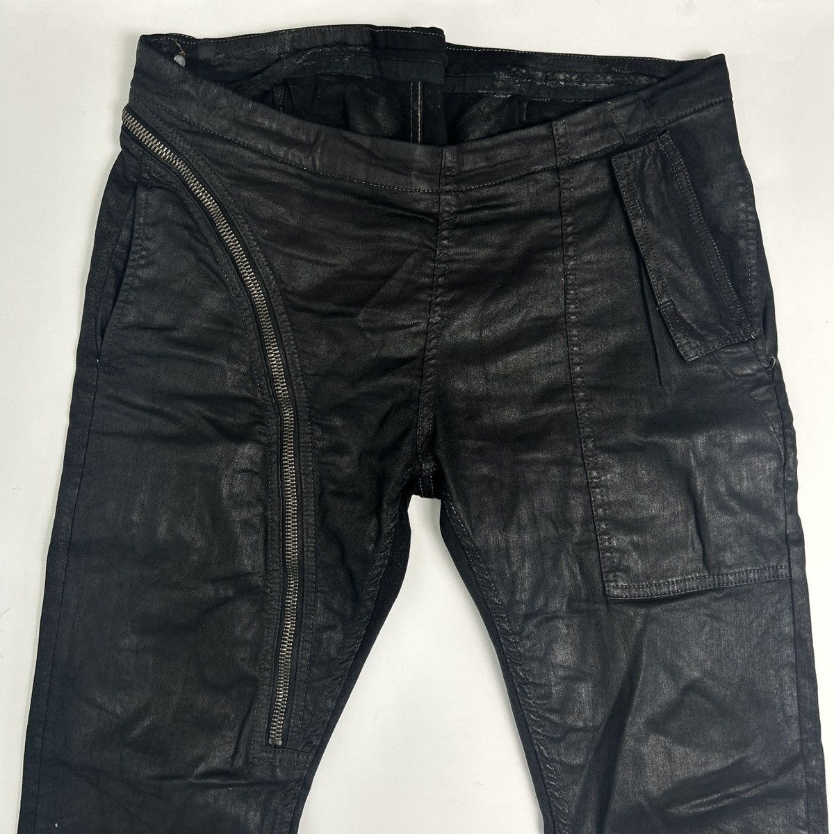 Rick Owens × Rick Owens Drkshdw RICK OWENS AIR CUT JEANS WAX Size US 32 / EU 48 - 3 Thumbnail