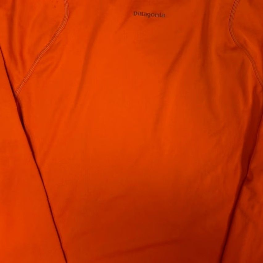 Patagonia Patagonia Shirt Men Large Orange Round Neck Base Layer Long-Sleeved Fore Runner Size US L / EU 52-54 / 3 - 5 Thumbnail