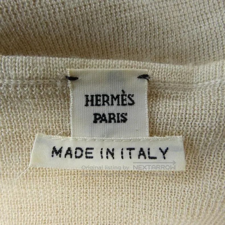 Hermes Hermes Cashmere and Silk Blended Knit Cardigan Size M / US 6-8 / IT 42-44 - 6 Thumbnail