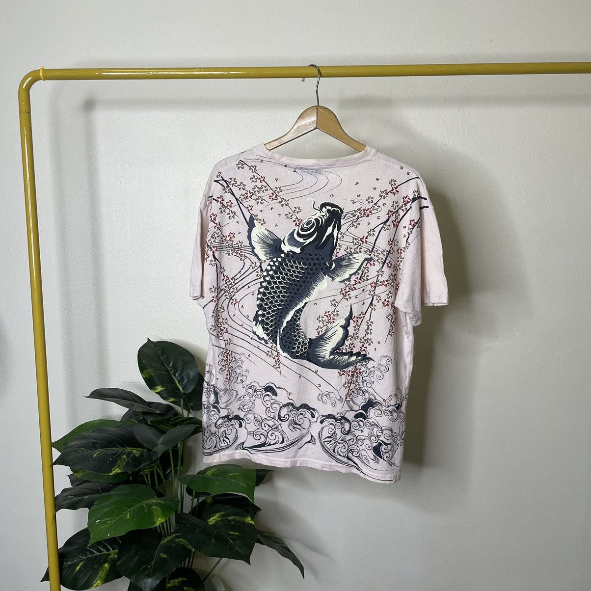 Ed Hardy × Japanese Brand Koi Fish Japanese Motive Ed Hardy Karakuri Style T Shirt Size US XL / EU 56 / 4 - 1 Thumbnail