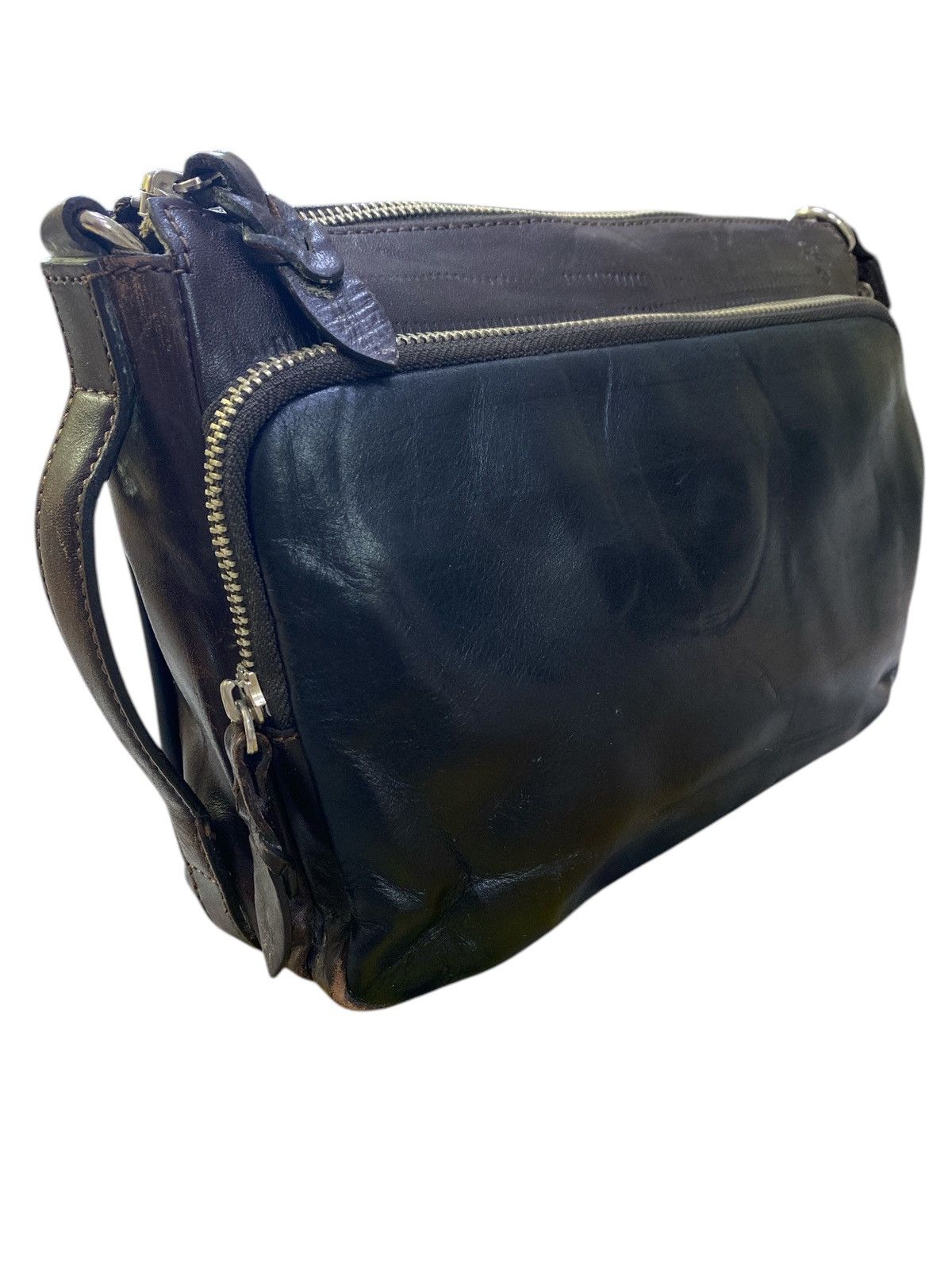 Japanese Brand × Leather × Vintage Vintage Ace Co. Ltd Leather Cluth Bag Size ONE SIZE - 1 Thumbnail