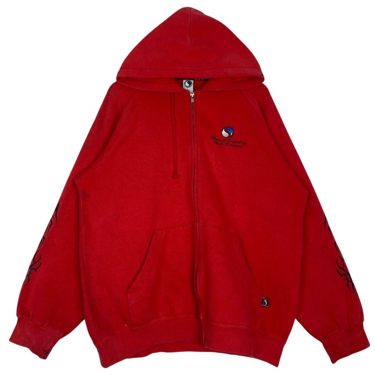 Other Vintage T&C Surf Design Full Zip Hoodie Sweate Red Big Logo Size US L / EU 52-54 / 3 - 1 Thumbnail