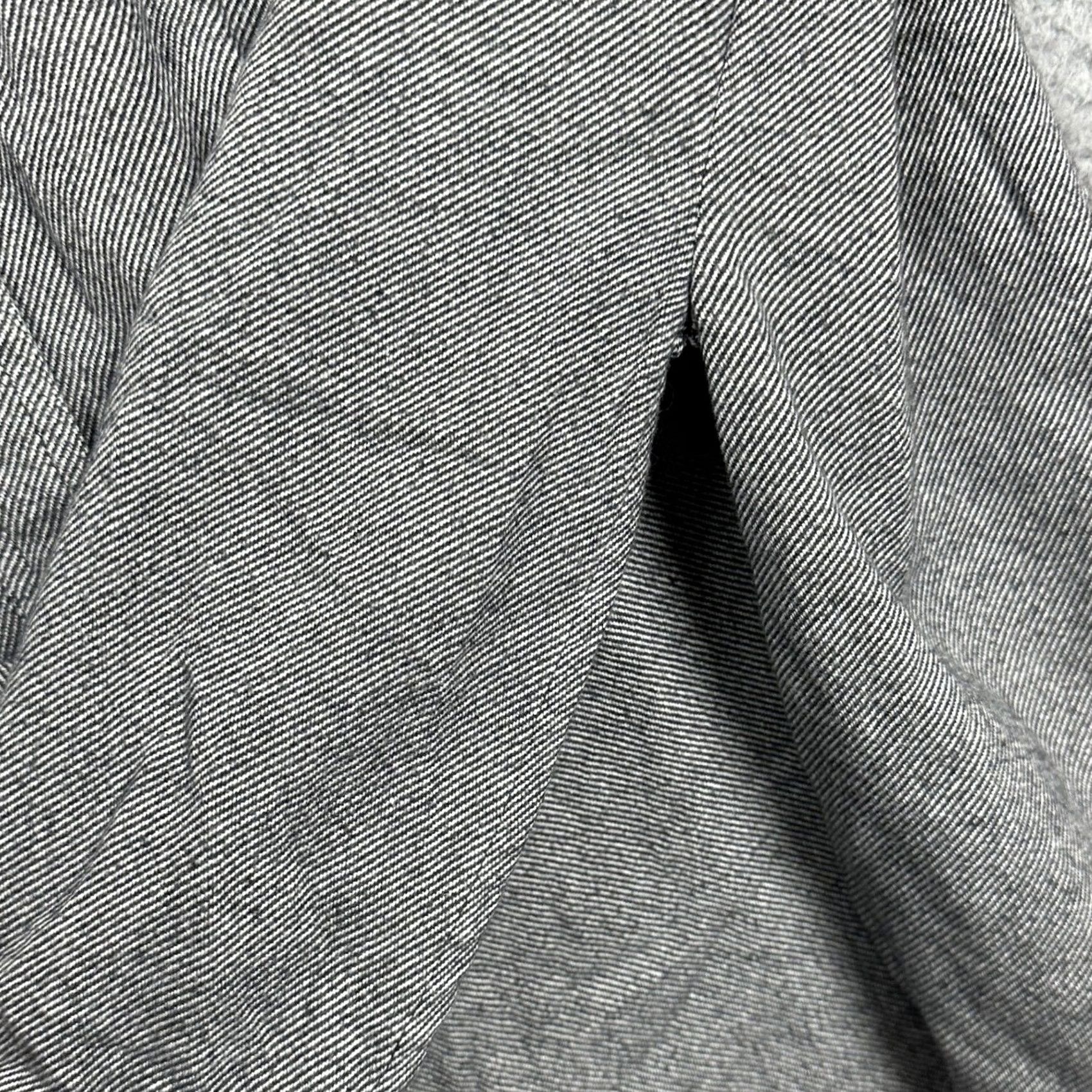 Madewell Madewell Oversized Shirt Womens M Gray Flannel Button-Up Chest Pockets Relaxed Fit Casual Workwear 100% Cotton Button-Front Fall Winter Size M / US 6-8 / IT 42-44 - 6 Thumbnail