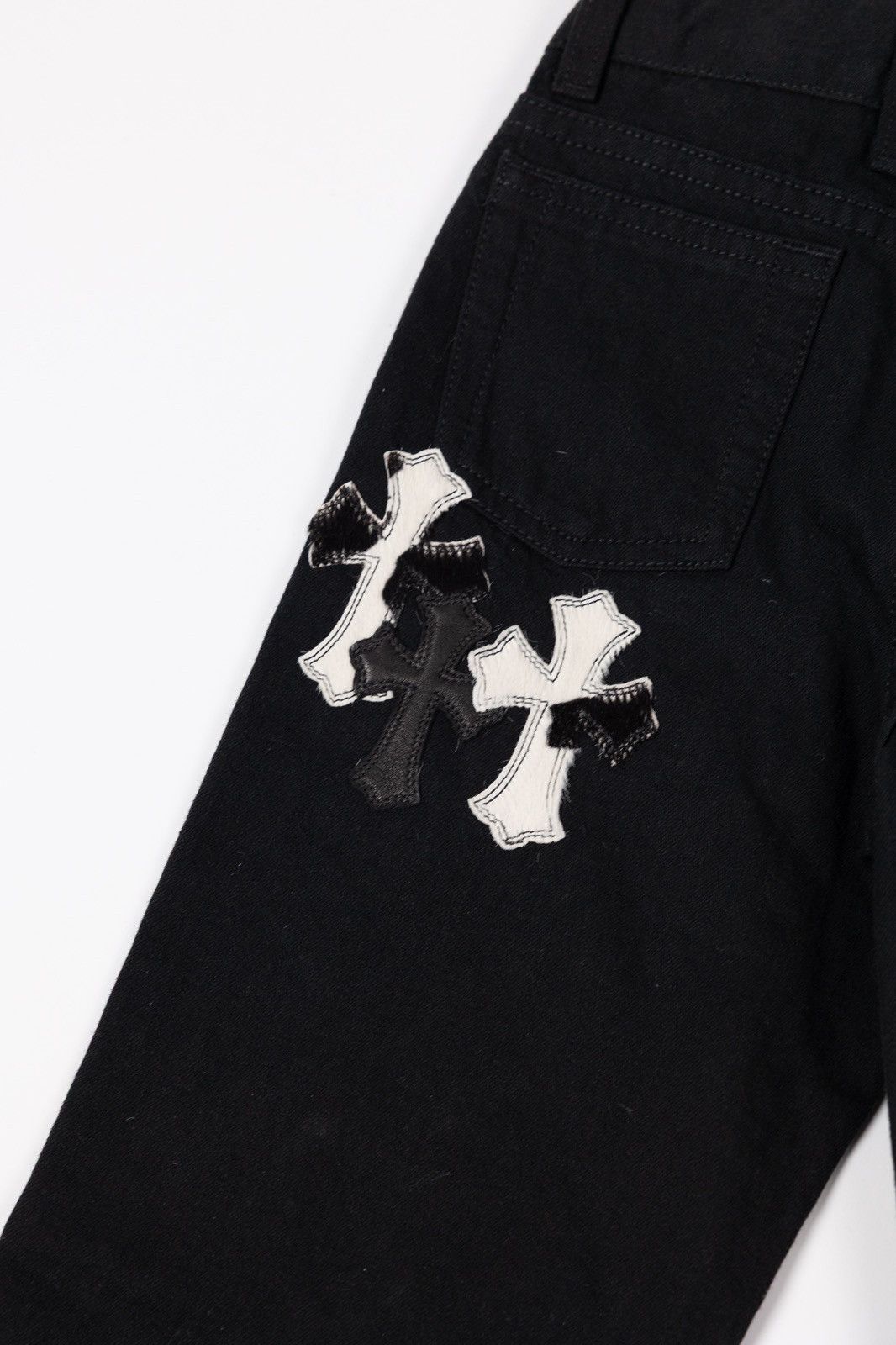 Chrome Hearts Chrome Hearts KIDS Cross Patch Denim Size 22" - 7 Thumbnail