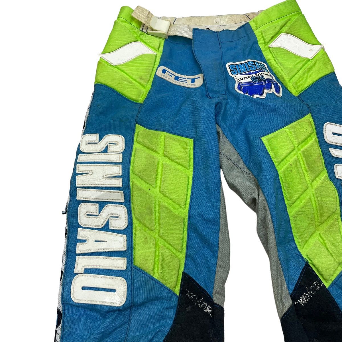 Vintage 🔥Vtg Japanes Sinisalo Emboss Worldwide Motocross Racing Size US 30 / EU 46 - 4 Thumbnail