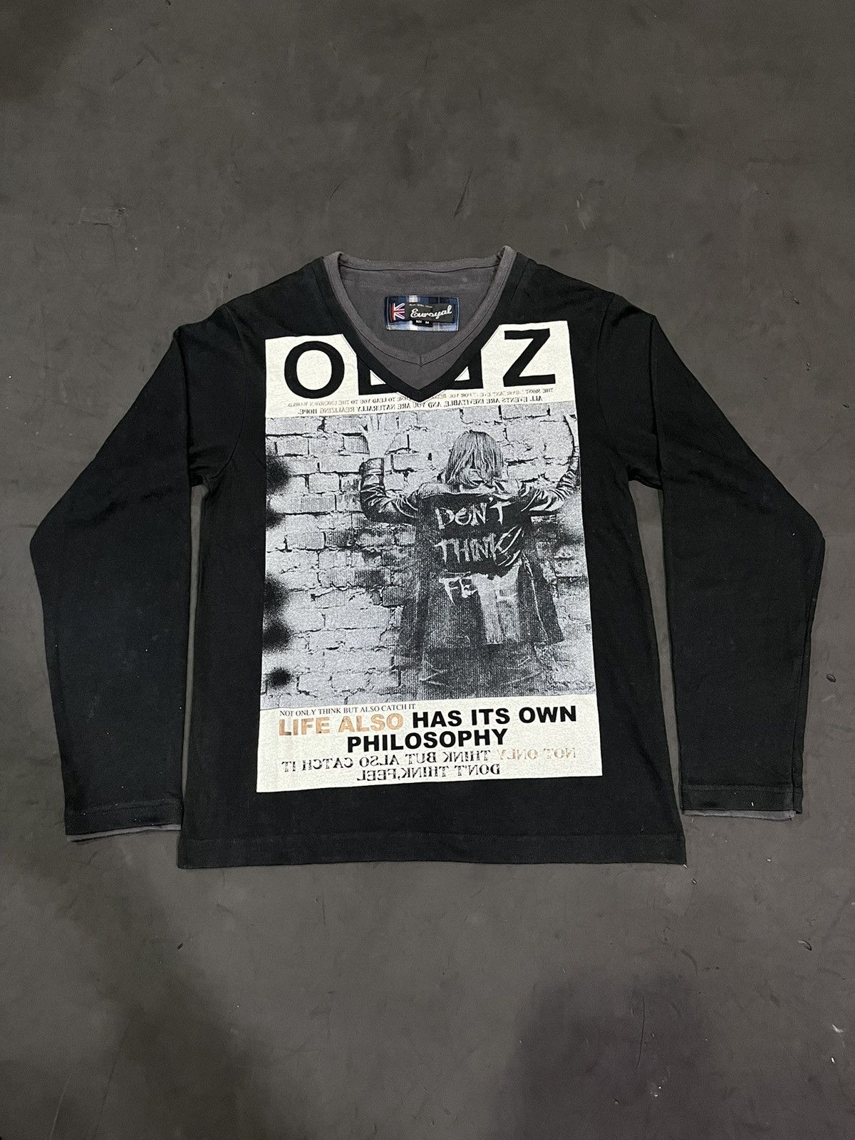 If Six Was Nine × Japanese Brand × Le Grande Bleu (L.G.B.) Euroyal poem long sleeve Size US S / EU 44-46 / 1 - 1 Thumbnail