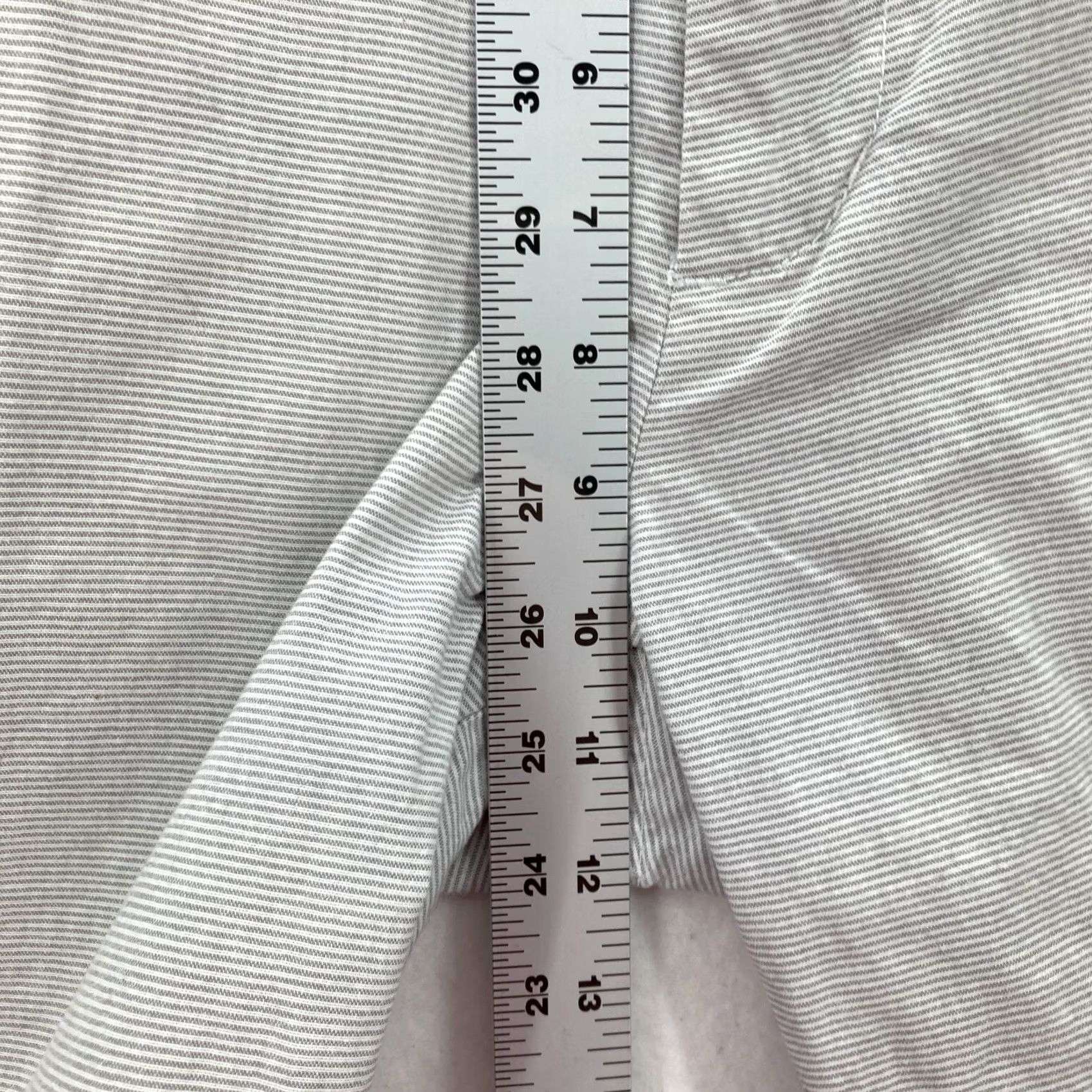 Vintage Linksoul Golf Shorts Mens 32 Gray Striped Performance Stretch Fabric Outdoors Size US 32 / EU 48 - 4 Thumbnail
