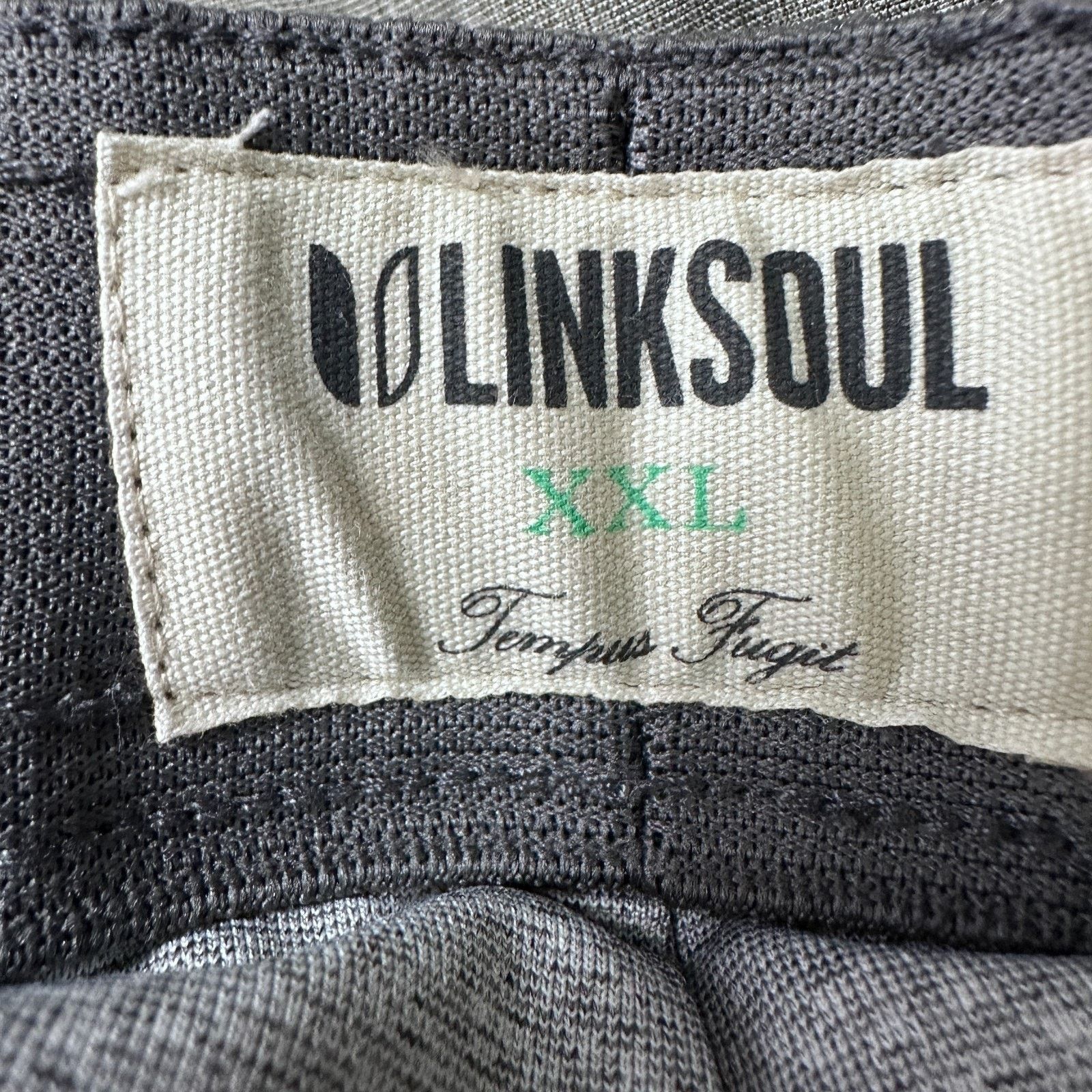Other Linksoul Golf Shorts Men’s XXL Gray Logo Printed Drawstring Size US 40 / EU 56 - 6 Thumbnail