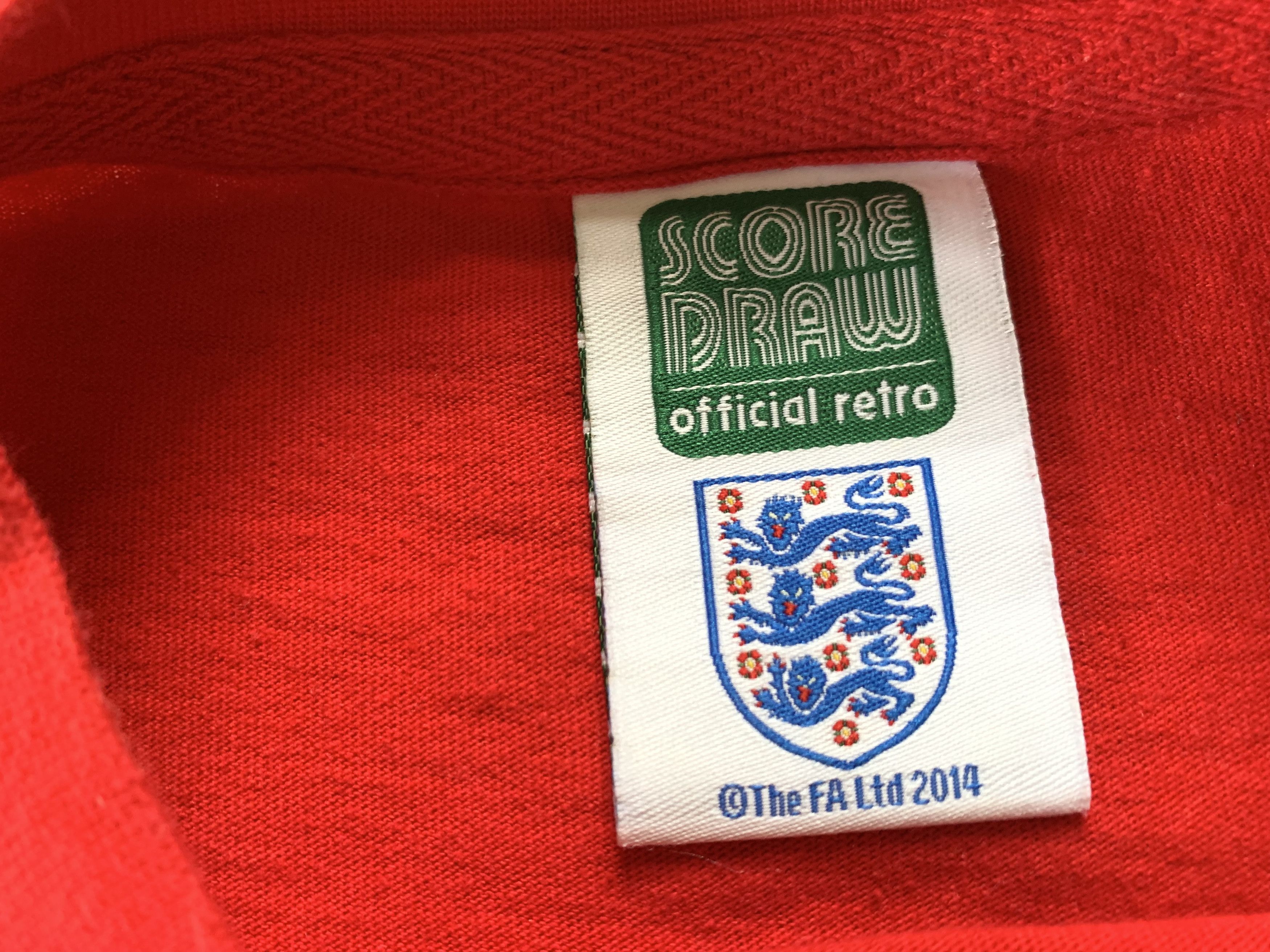 Vintage Score Draw Cotton England 6 Long Sleeve T-Shirt Size US M / EU 48-50 / 2 - 7 Thumbnail
