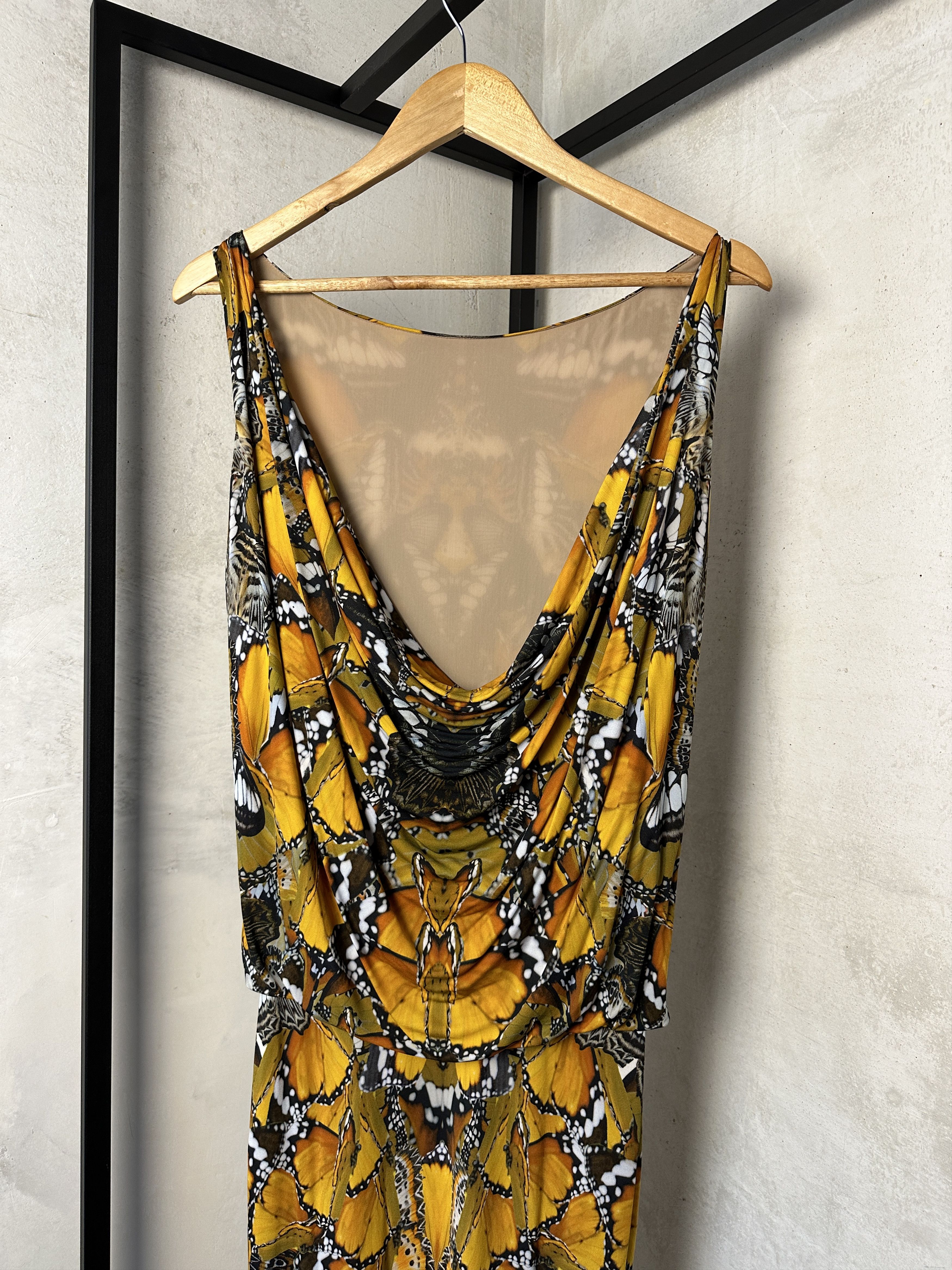 Alexander McQueen Alexander McQueen SS11 Butterfly Midi Dress Size S / US 4 / IT 40 - 10 Thumbnail