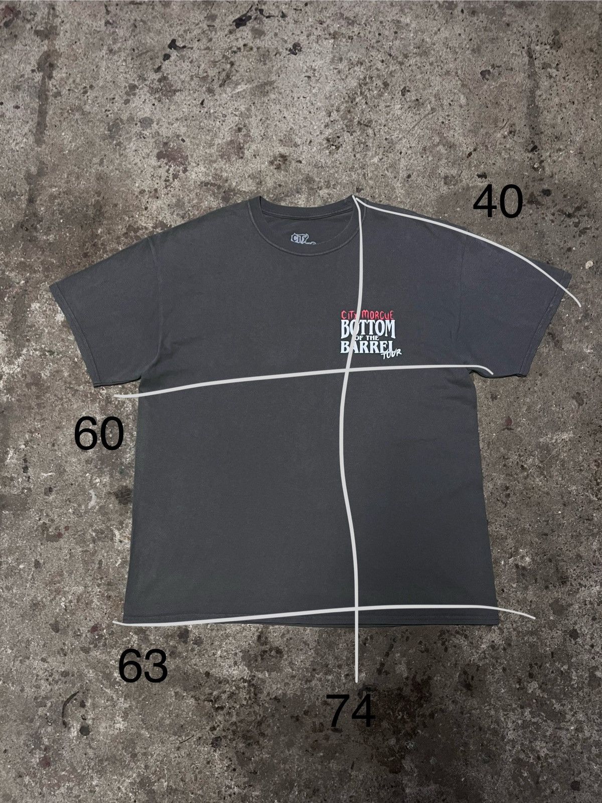 City Morgue × Fuck The Population × G59 Records City morgue t shirt merch rare bottom of the barrel tour Size US XL / EU 56 / 4 - 3 Thumbnail