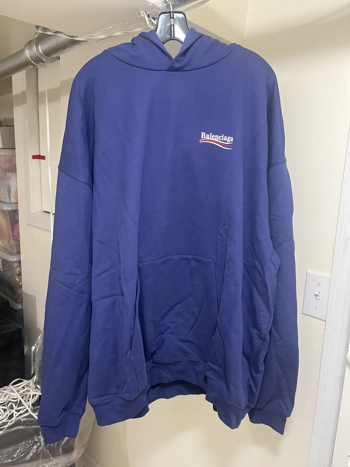 Balenciaga Balenciaga Campaign Hoodie Sz S Size US S / EU 44-46 / 1 - 1 Thumbnail