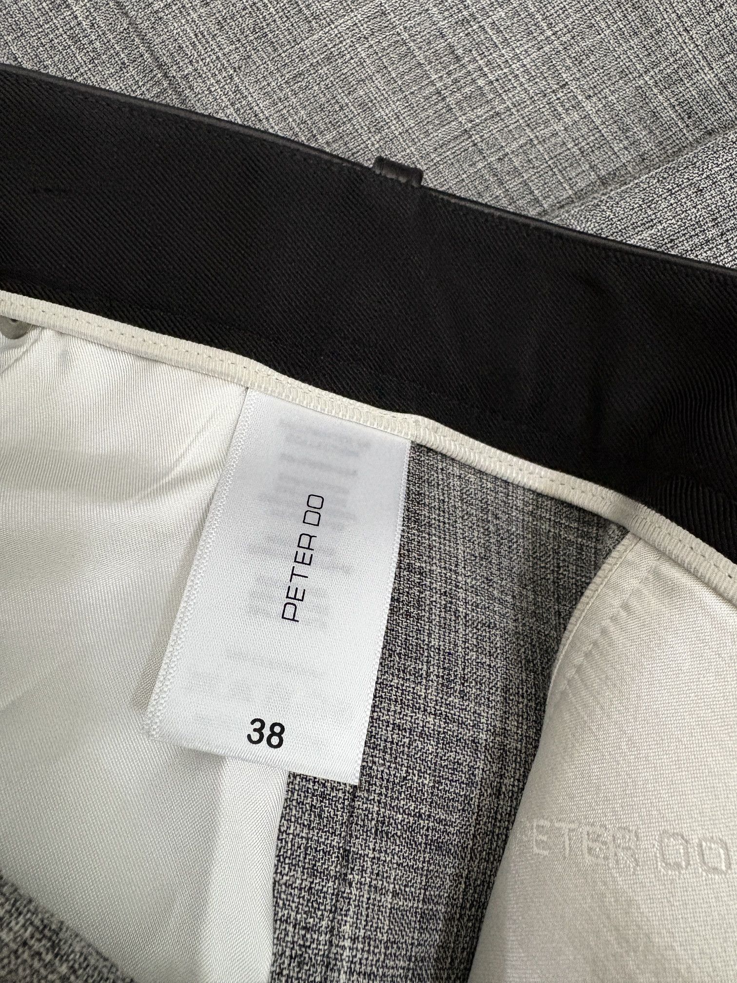 Peter Do 20FW Leather Mix Wool Pants Size US 29 - 5 Thumbnail