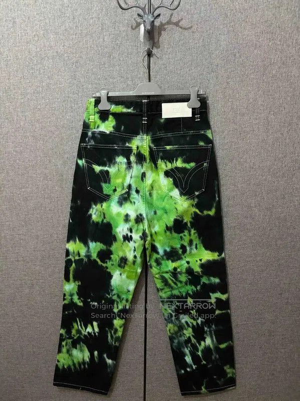 AMI AMI Colorful Cotton Gradient Print Casual Pants . Size US 30 / EU 46 - 2 Thumbnail