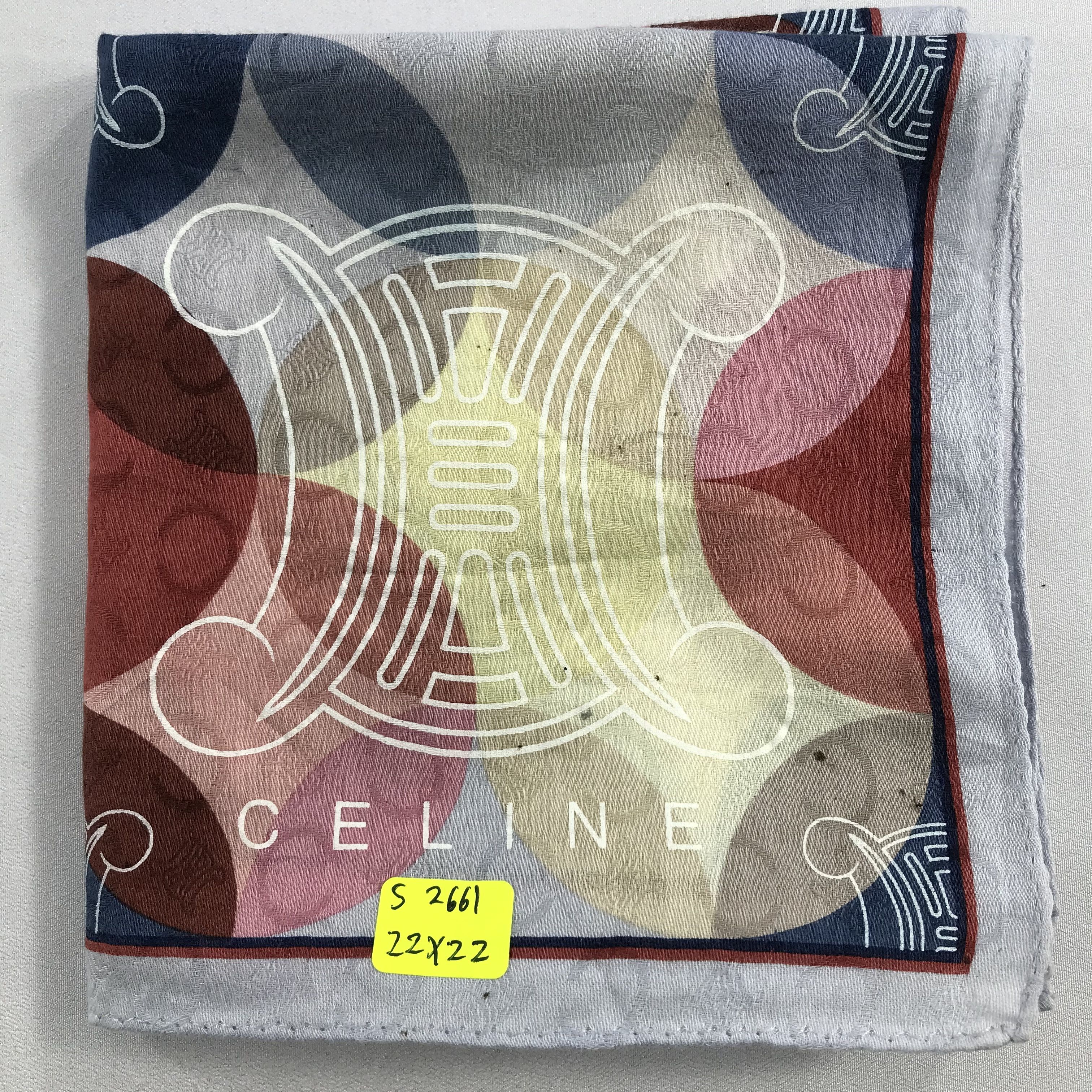 Celine × Vintage Celine Bandana / Handkerchief / Neckerchief - S2661 Size ONE SIZE - 4 Thumbnail