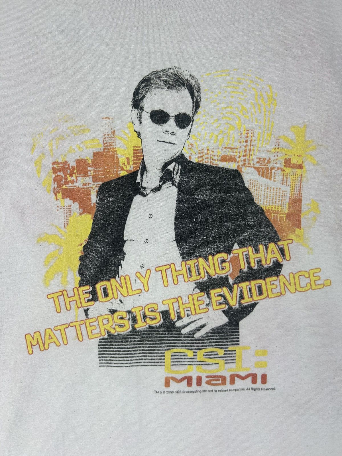 Vintage Vintage Y2K CSI Miami Promo Tees/ Crime TV Series Size US XL / EU 56 / 4 - 4 Thumbnail