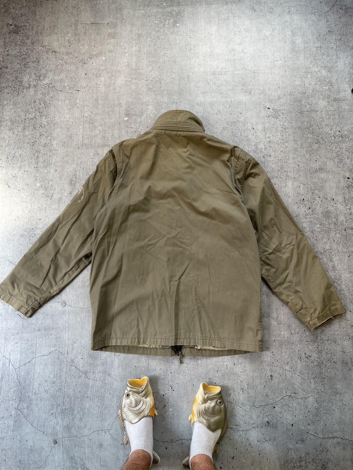 Other Vintage Schoot NYC Military USA Multi Pocket Jacket Size US XL / EU 56 / 4 - 13 Thumbnail