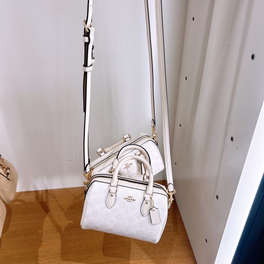 Coach Mini Rowan Crossbody Bag In Signature Canvas CW329 Size ONE SIZE - 6 Thumbnail
