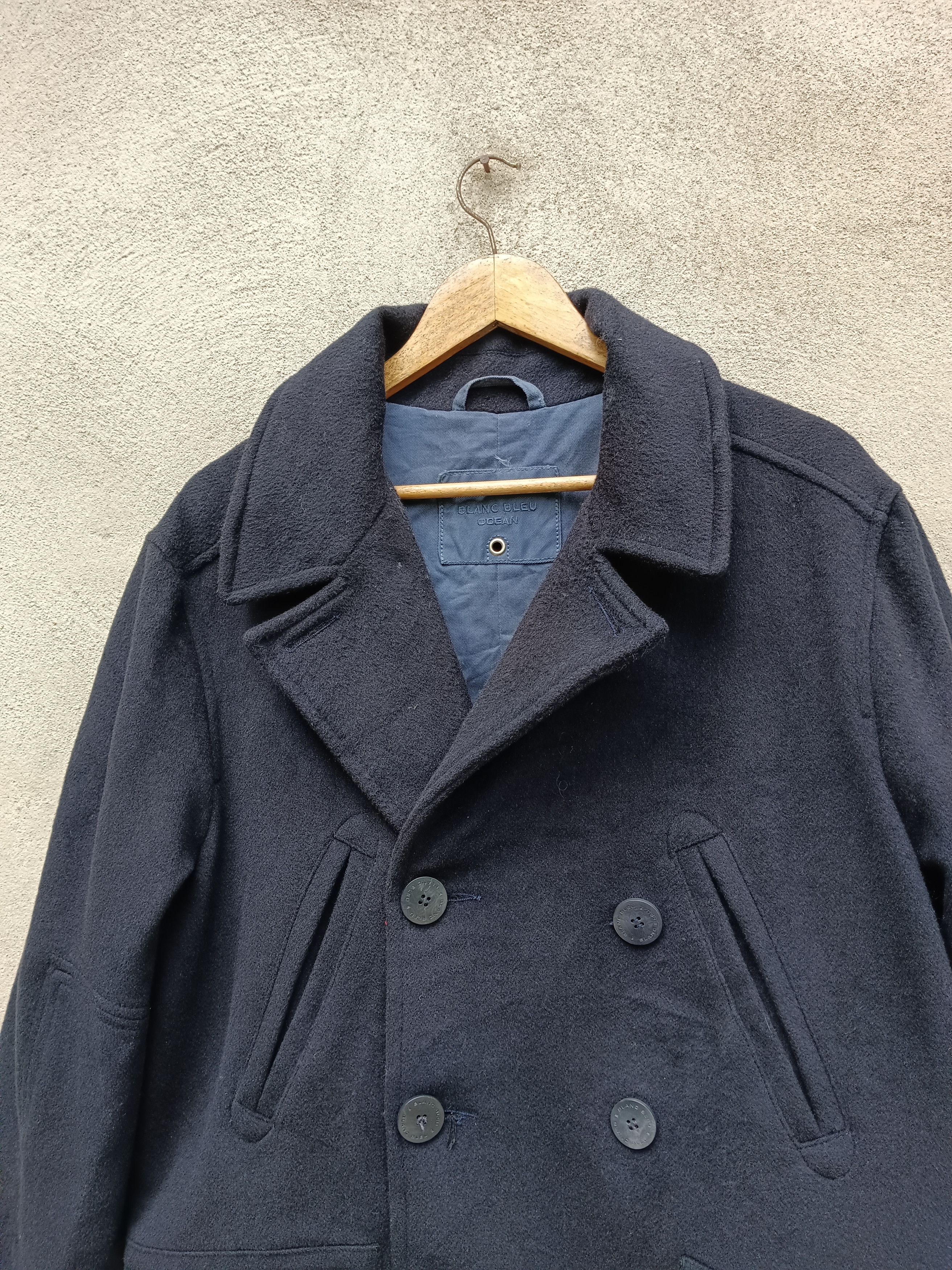 Other Blanc Bleu Pea Coat Jacket Size US M / EU 48-50 / 2 - 3 Thumbnail