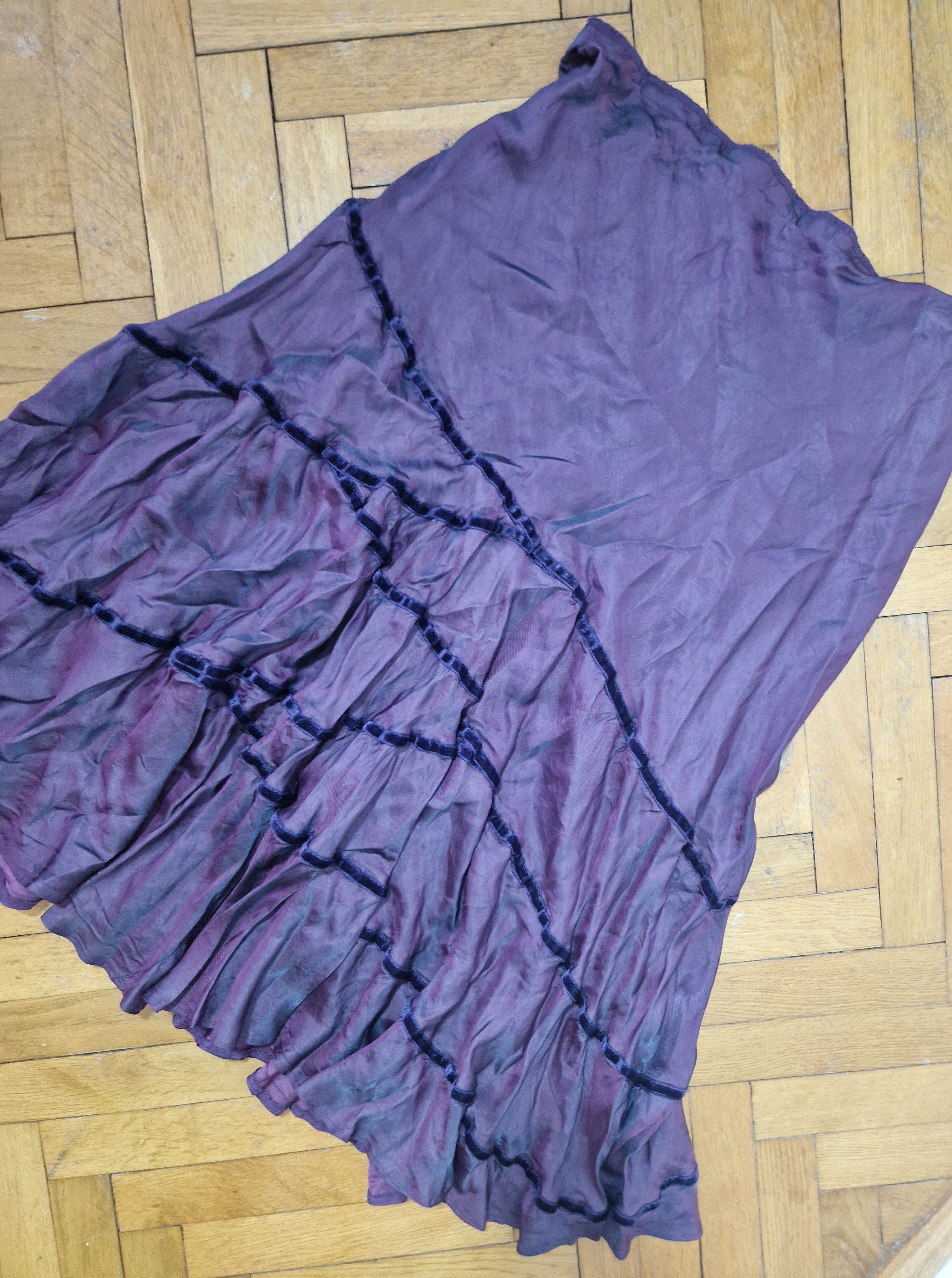 Hysteric Glamour Vintage flare purple midi skirt Size 30" / US 8 / IT 44 - 2 Thumbnail