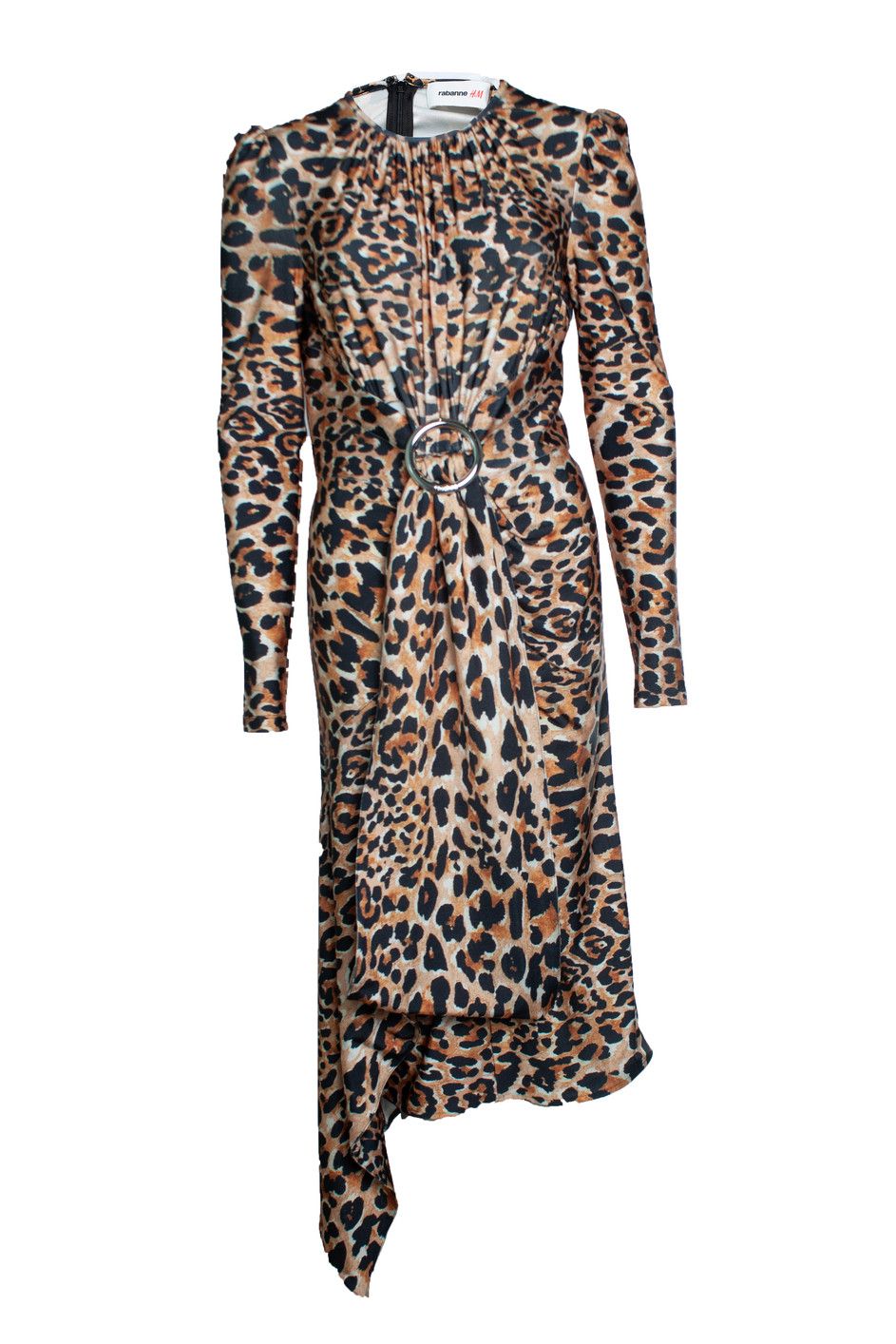 H&M × Paco Rabanne Paco Rabanne x H&M, Midi leopard dress Size M / US 6-8 / IT 42-44 - 1 Thumbnail