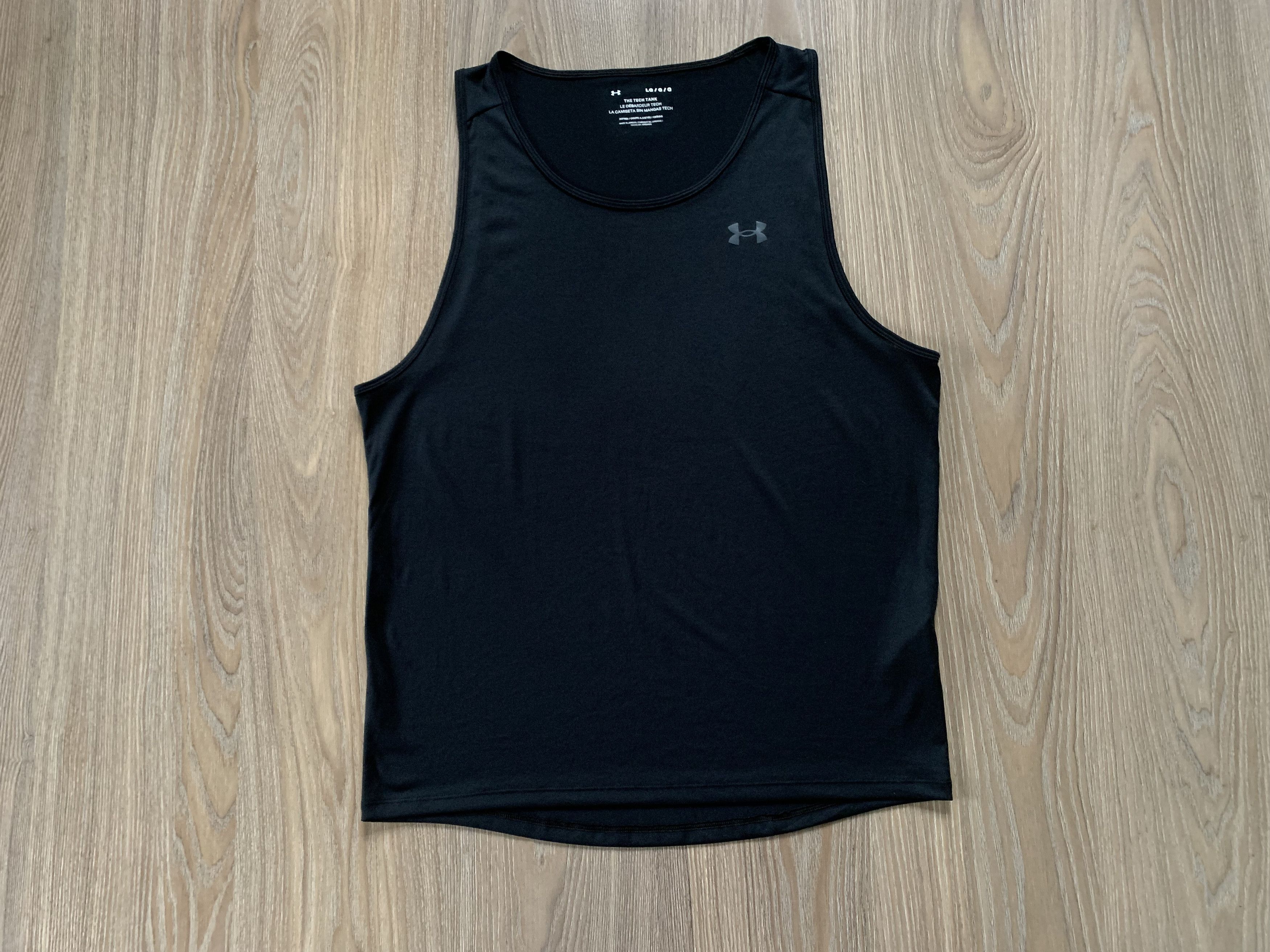 Under Armour Under Armour Mens Black Training Sleeveless Tank Top Size US L / EU 52-54 / 3 - 2 Thumbnail