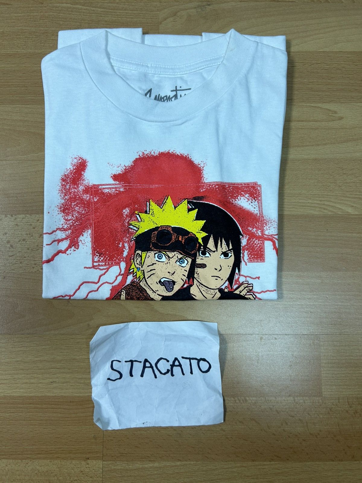 Gnarcotic × Japanese Brand Gnarcotic Lil Gnar Gnaruto Naruto Sasuke Tee White Size US S / EU 44-46 / 1 - 5 Thumbnail