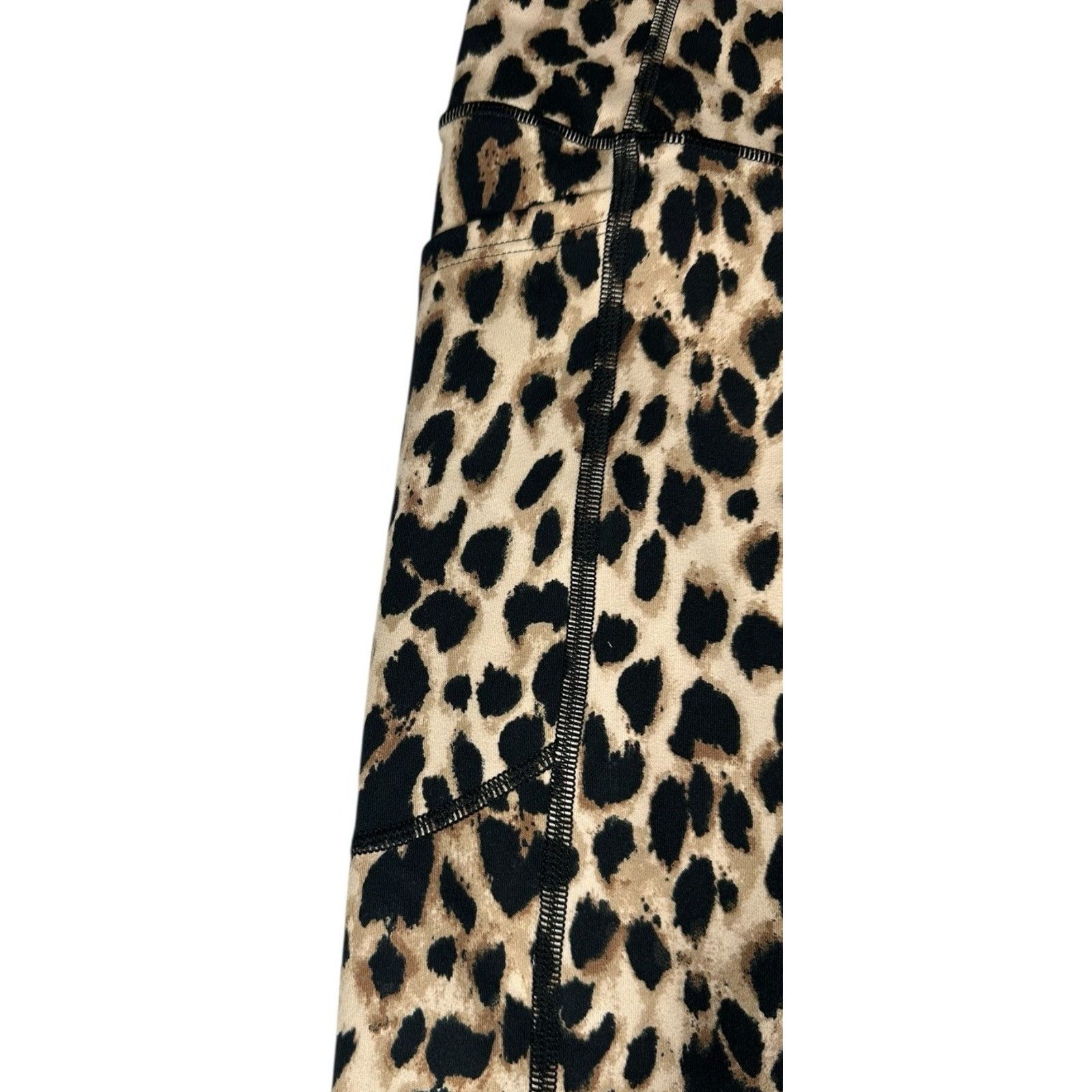Victoria's Secret Victorias Secret Athletic Leggings Leopard Animal Print 10 Size 32" / US 10 / IT 46 - 4 Thumbnail