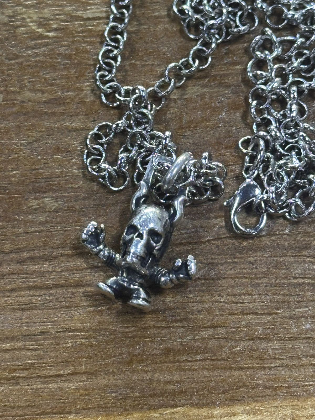 CHROME HEARTS FOTI HARRIS TEETER ZIPPER PENDENT