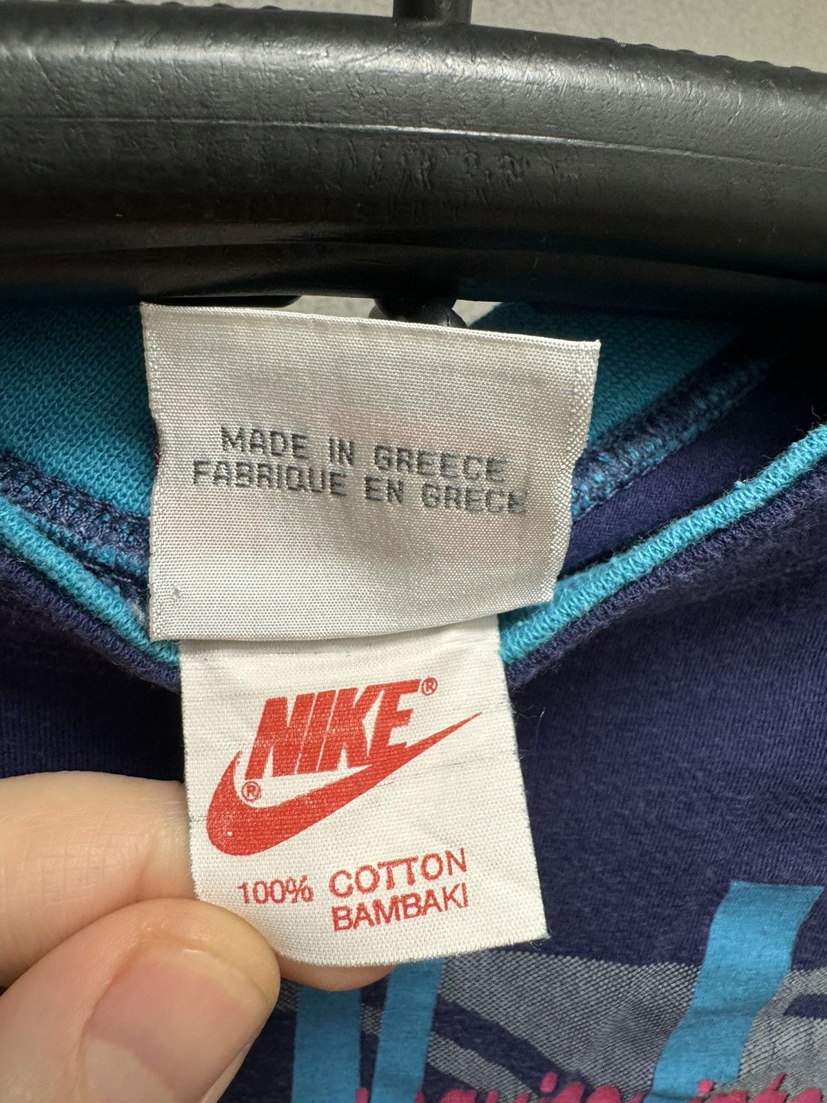 Nike Nike fullprint vintage rare t-shirt 1990th madeinusa L orego Size US L / EU 52-54 / 3 - 9 Thumbnail
