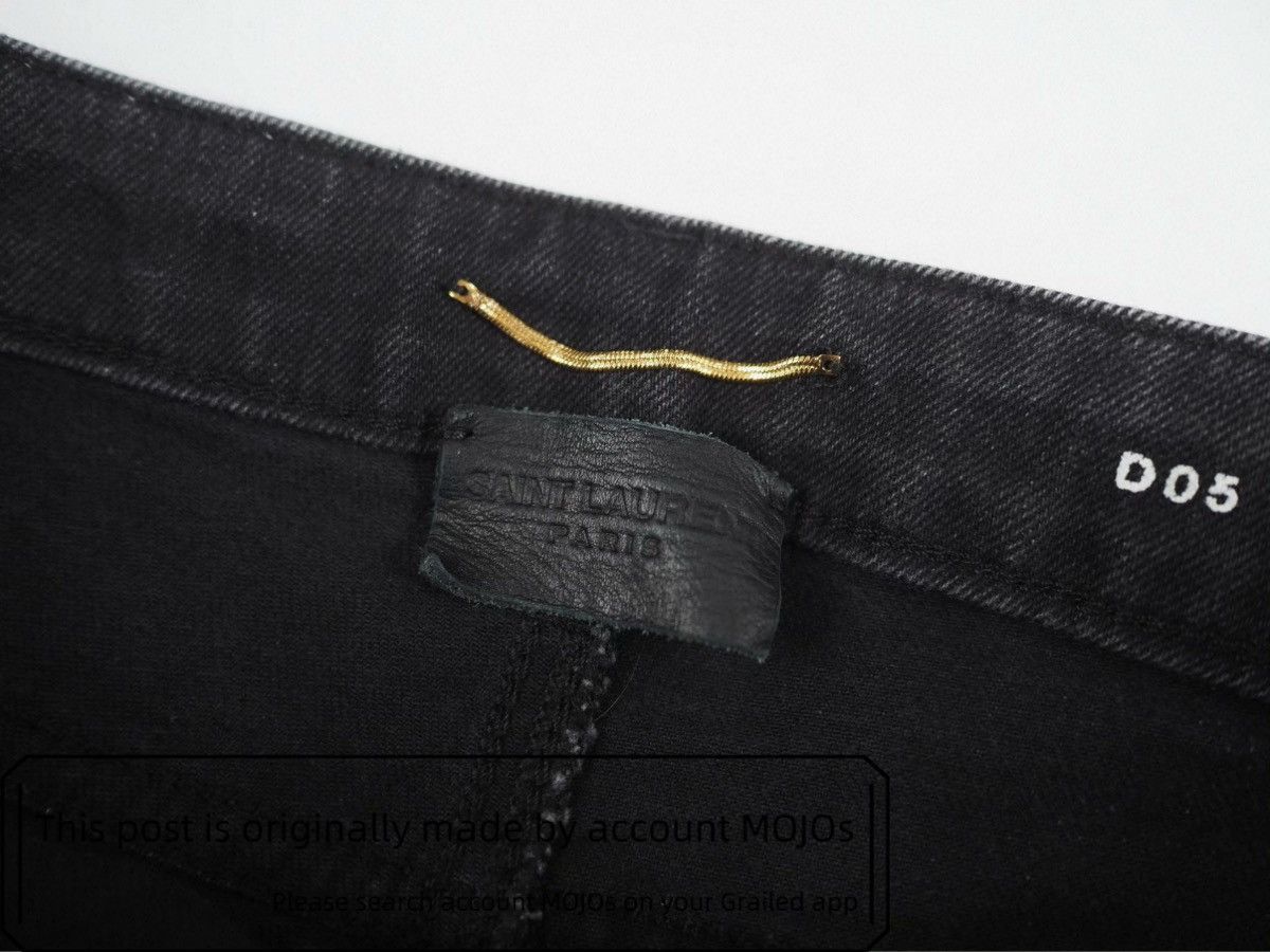 Sz 29 Saint Laurent Paris by Anthony 20SS Black Denim mojos3