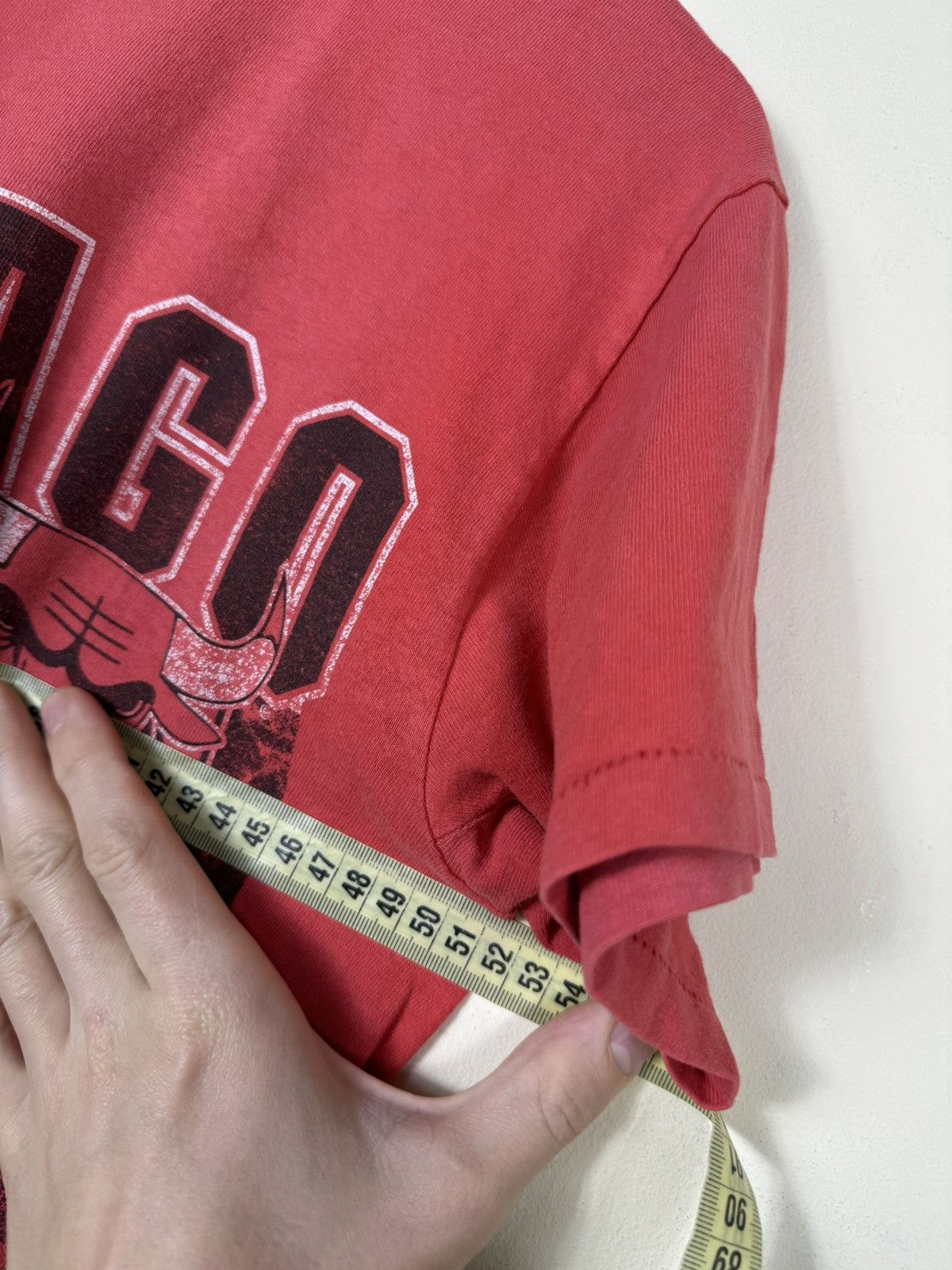 NBA × Vintage Vintage 90’s Chicago Bulls single stitch t shirts Size US M / EU 48-50 / 2 - 7 Thumbnail